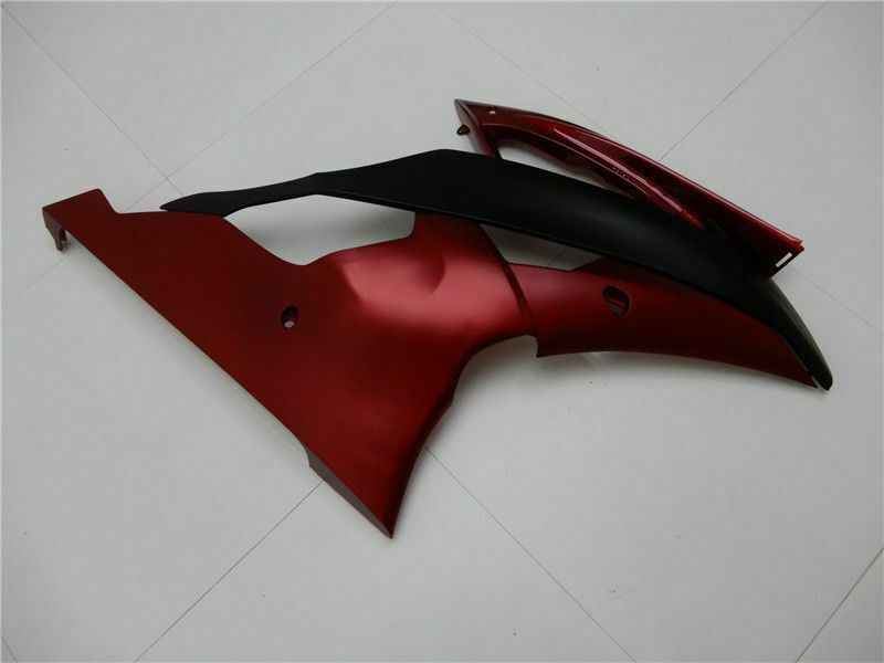 Plastični karoserijski komplet 'Amotopart Faing Injekcija za Yamaha YZF-R6 2008-2016 Matt Black Generic Red