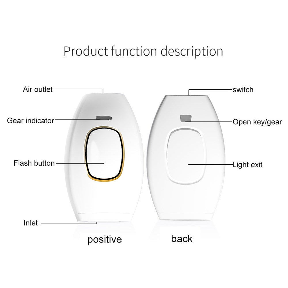 IPL laserski odstranjevalec las ročni sistem za odstranjevanje las brez bolečin 500000 generičnih bliskavic