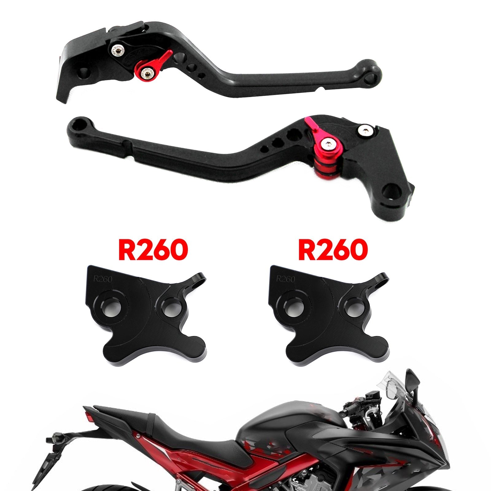 Motocikel dolga ročica zavorne ročice, primerna za Vespa GTS 300 Super Generic