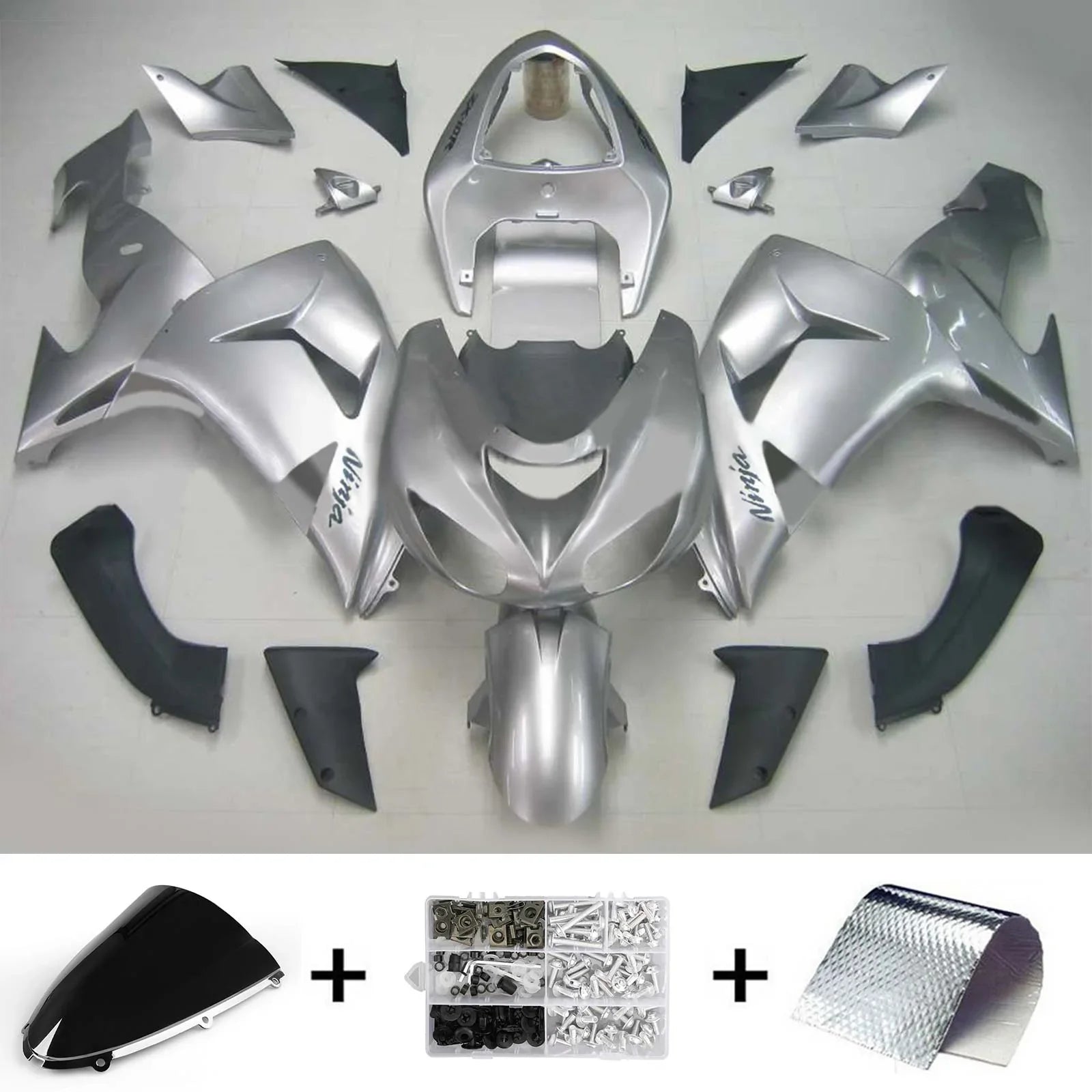 Amotopart kuipset voor Kawasaki ZX10R 2006-2007 Generiek