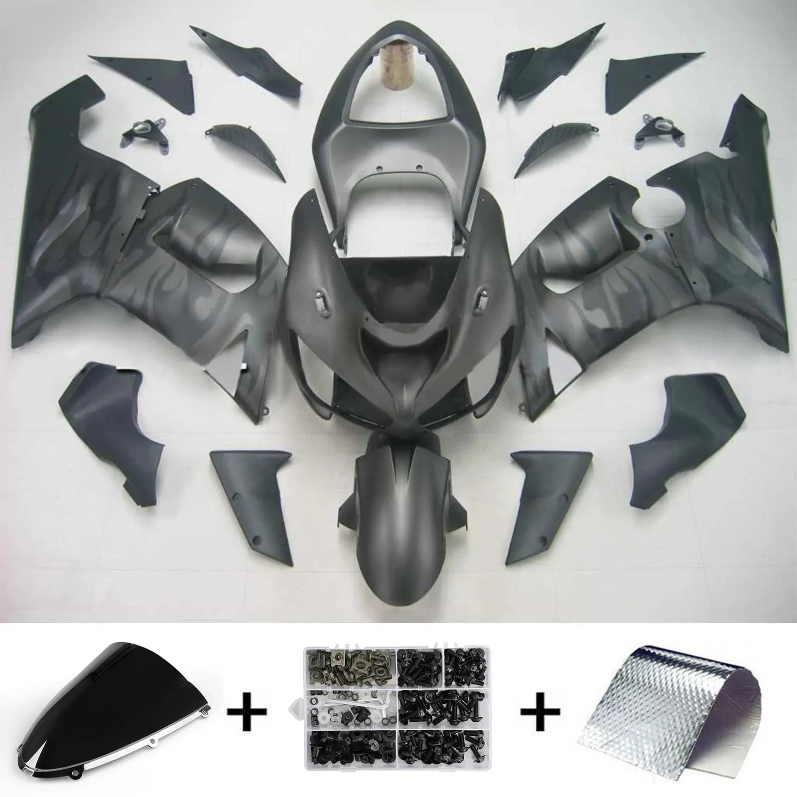 Amotopart kuipset voor Kawasaki ZX6R 636 2005-2006 Generiek
