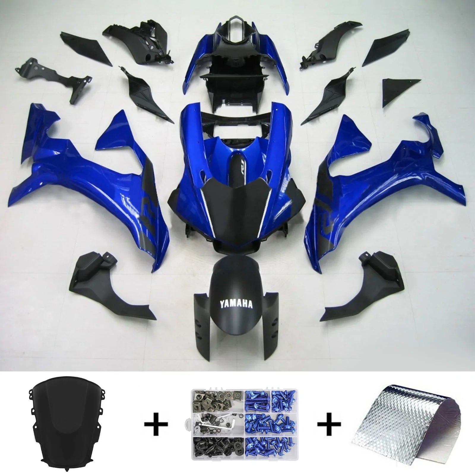 Amotopart Yamaha YZF R1 2020-2023 Kit Carénage Carrosserie Plastique ABS