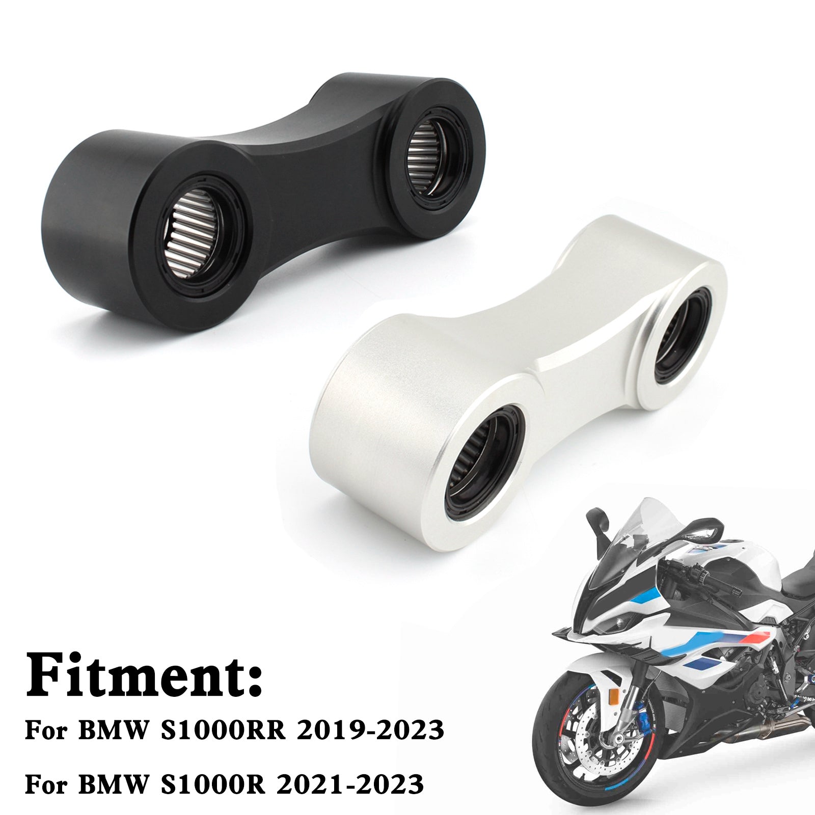 BMW 2019-2023 S1000RR / 2021-2023 S1000R Kit de lien d'abaissement de course de dragsters en aluminium CNC