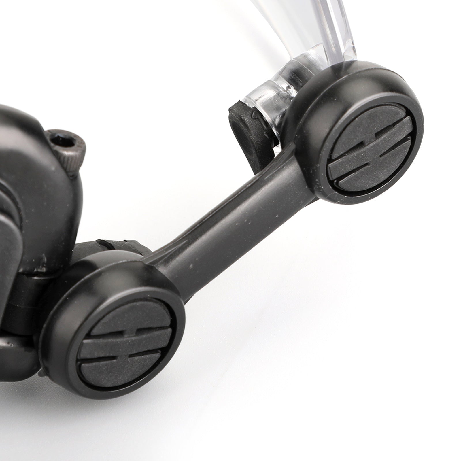 Clip regolabile in moto sul deflettore del vento di espansione del parabrezza