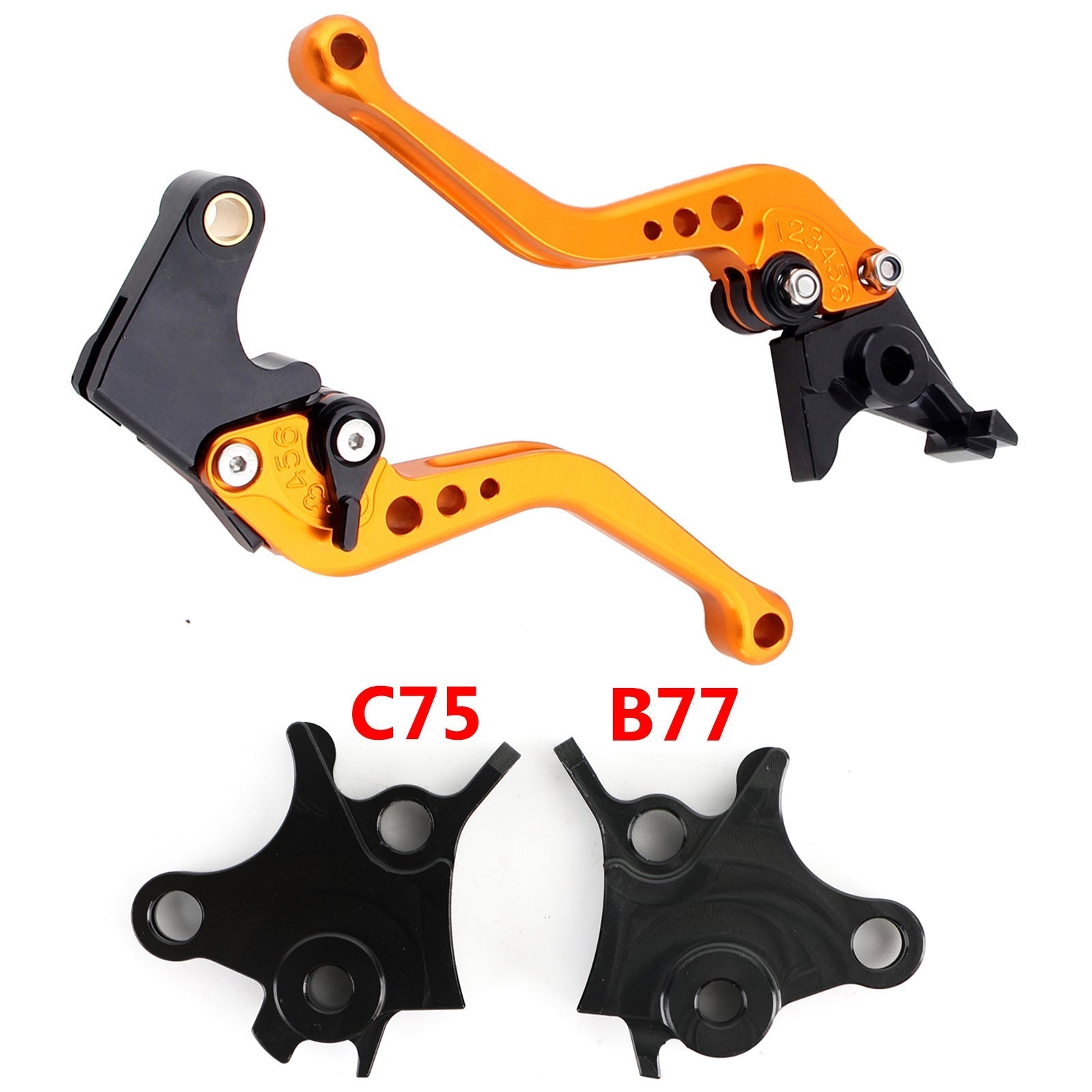 Motocikel kratke lovske ročice za BMW R1200GS Adventure (LC) 2014-2018 Generic