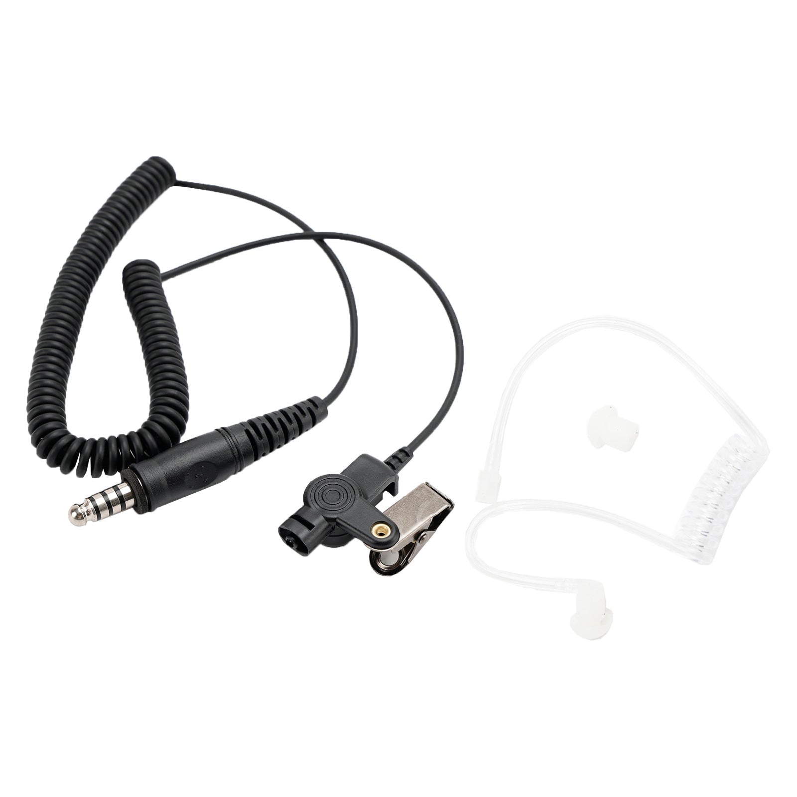 Auriculares intrauditivos con tubo de aire transparente 7.1-A3 de escucha única, auriculares de 7,1 mm