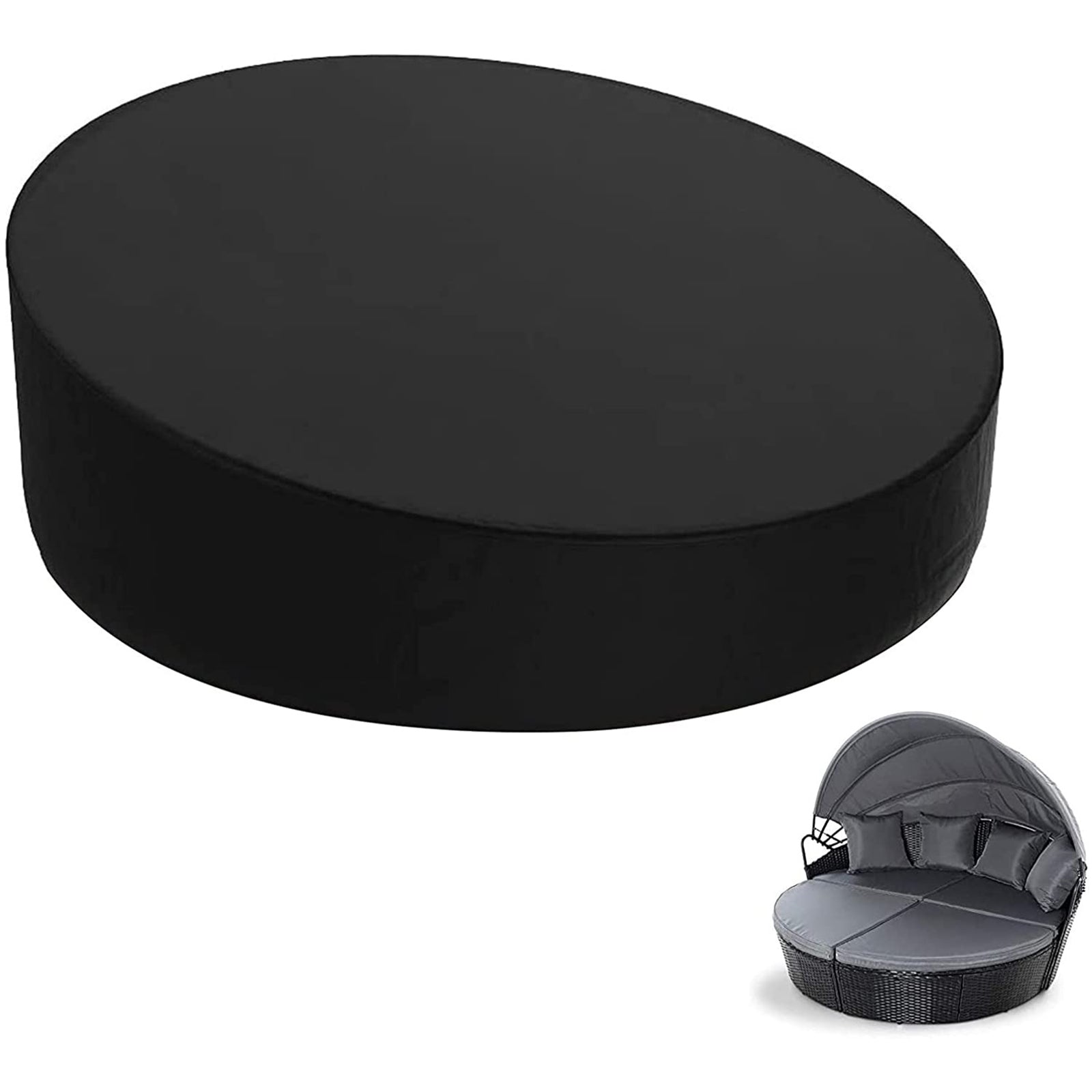 Imperméable extérieur lourd canapé chaise meubles couverture jour lit jardin Patio rond