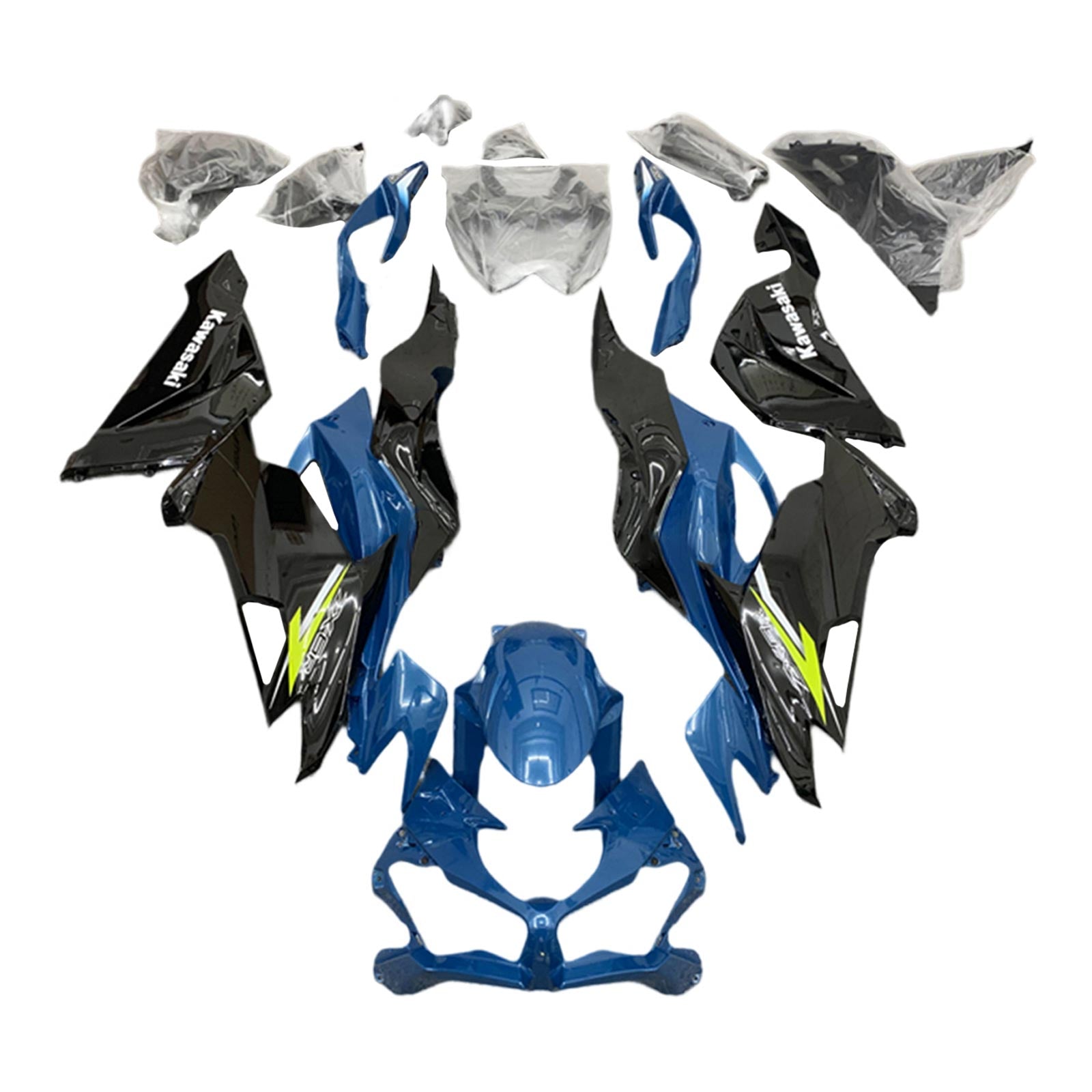 Amotopart Kawasaki ZX6R 2019-2023 ABS kunststof carrosseriekuipset
