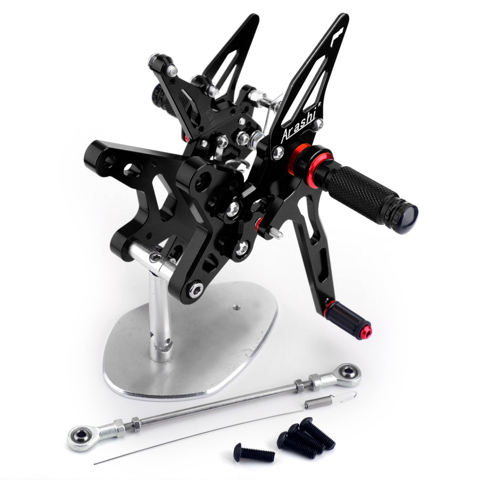 Pilot steruje tylnymi zestawami podnóżka dla Kawasaki ZX-R 400 Ninja 2018-2019 Generic Generic