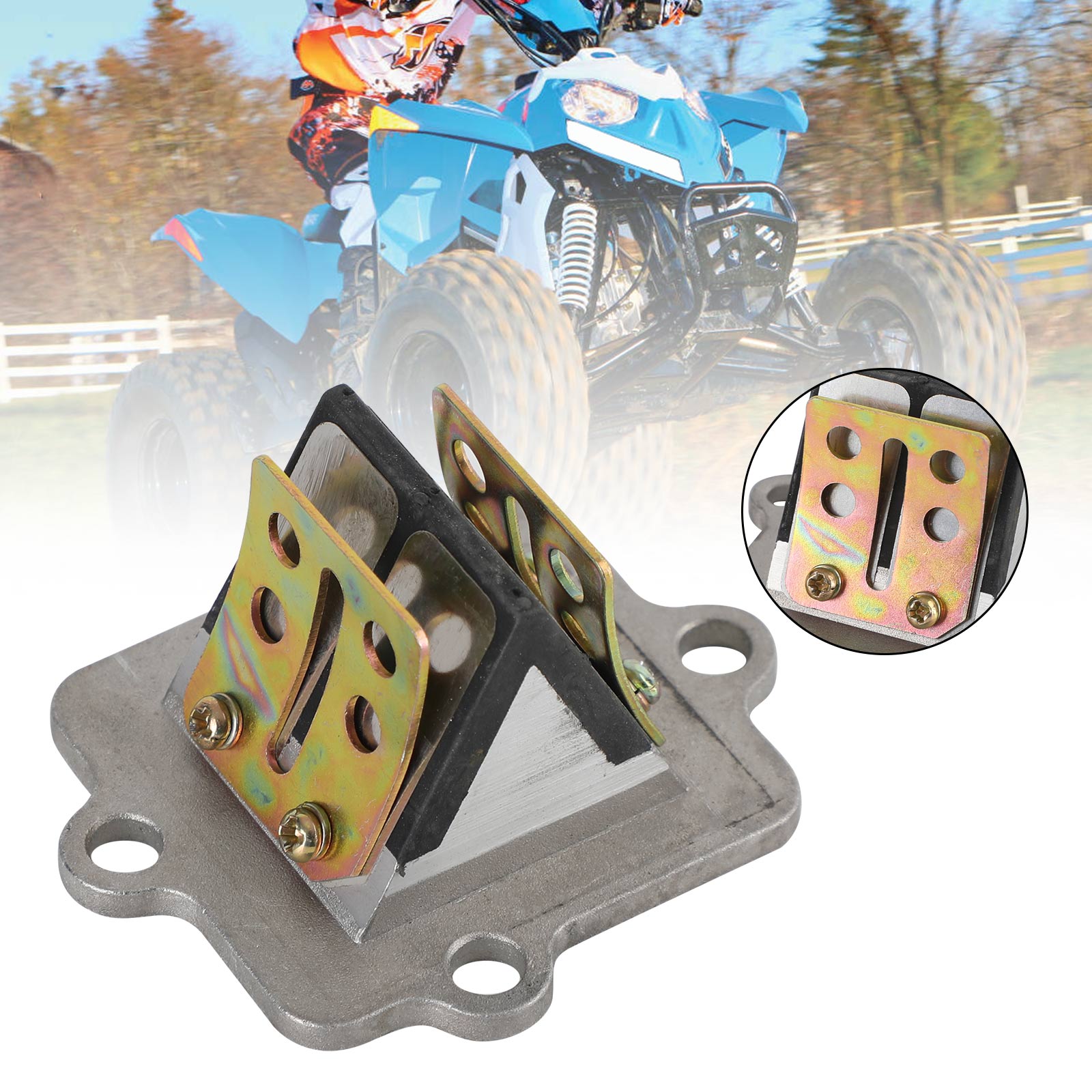 Système de valve à roseaux pour Polaris50 90 ATV Predator Sportsman50 90 01-06 0450063 générique