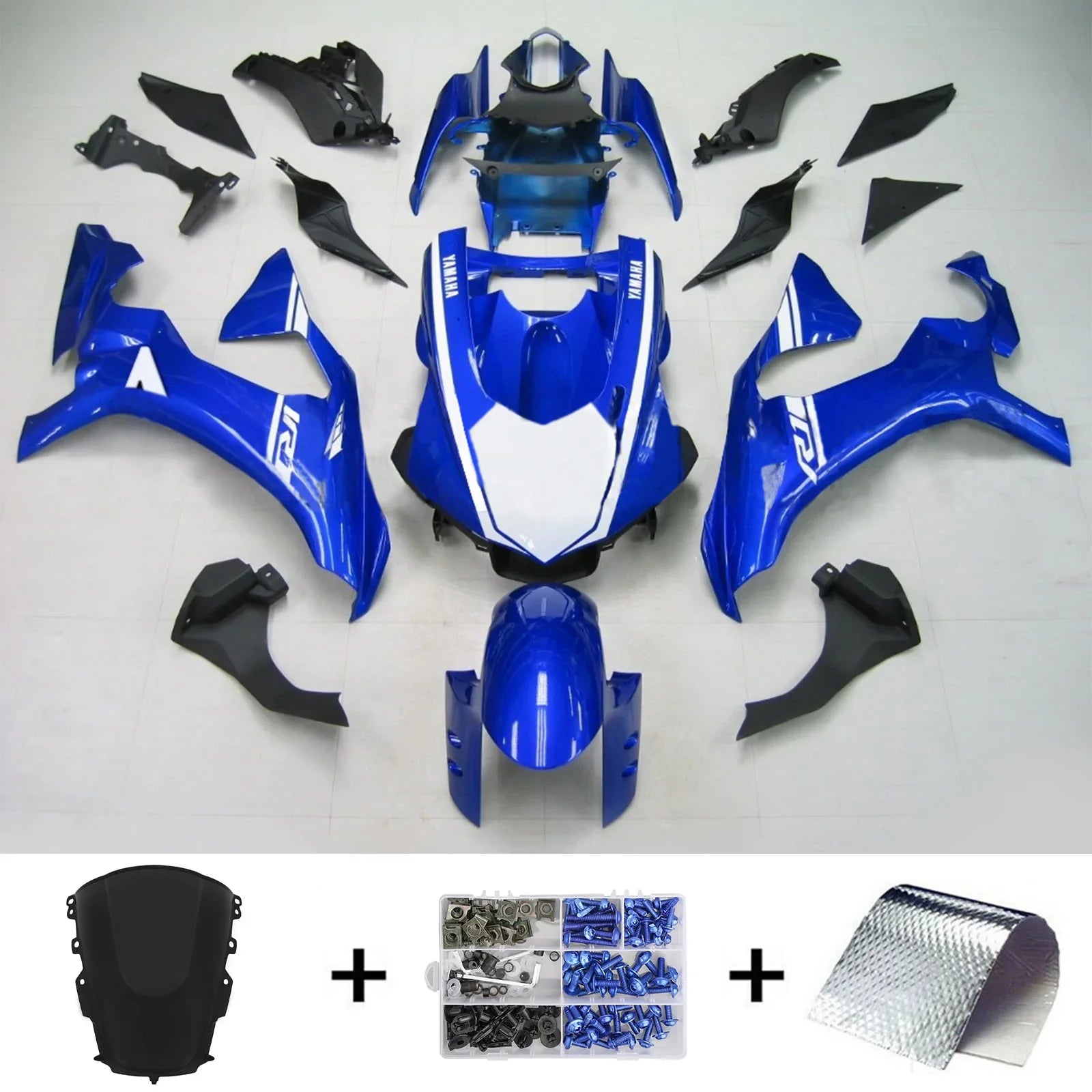 Amotopart Yamaha YZF R1 2020-2023 Kit de carenado de carrocería de plástico ABS