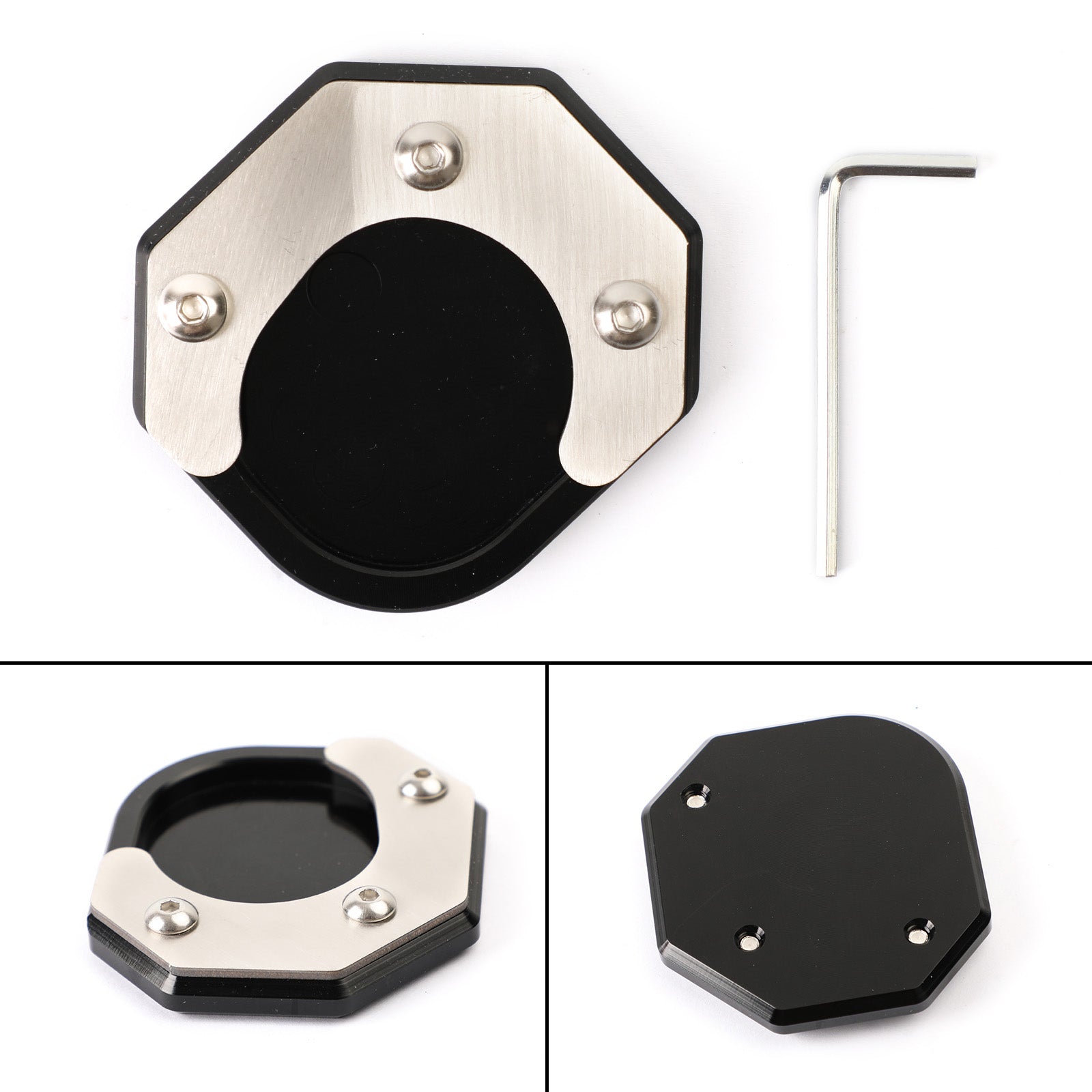 Kickstand Agrandir Plaque Pad fit pour YAMAHA WR250 R/X SEROW250 TRICKER Générique