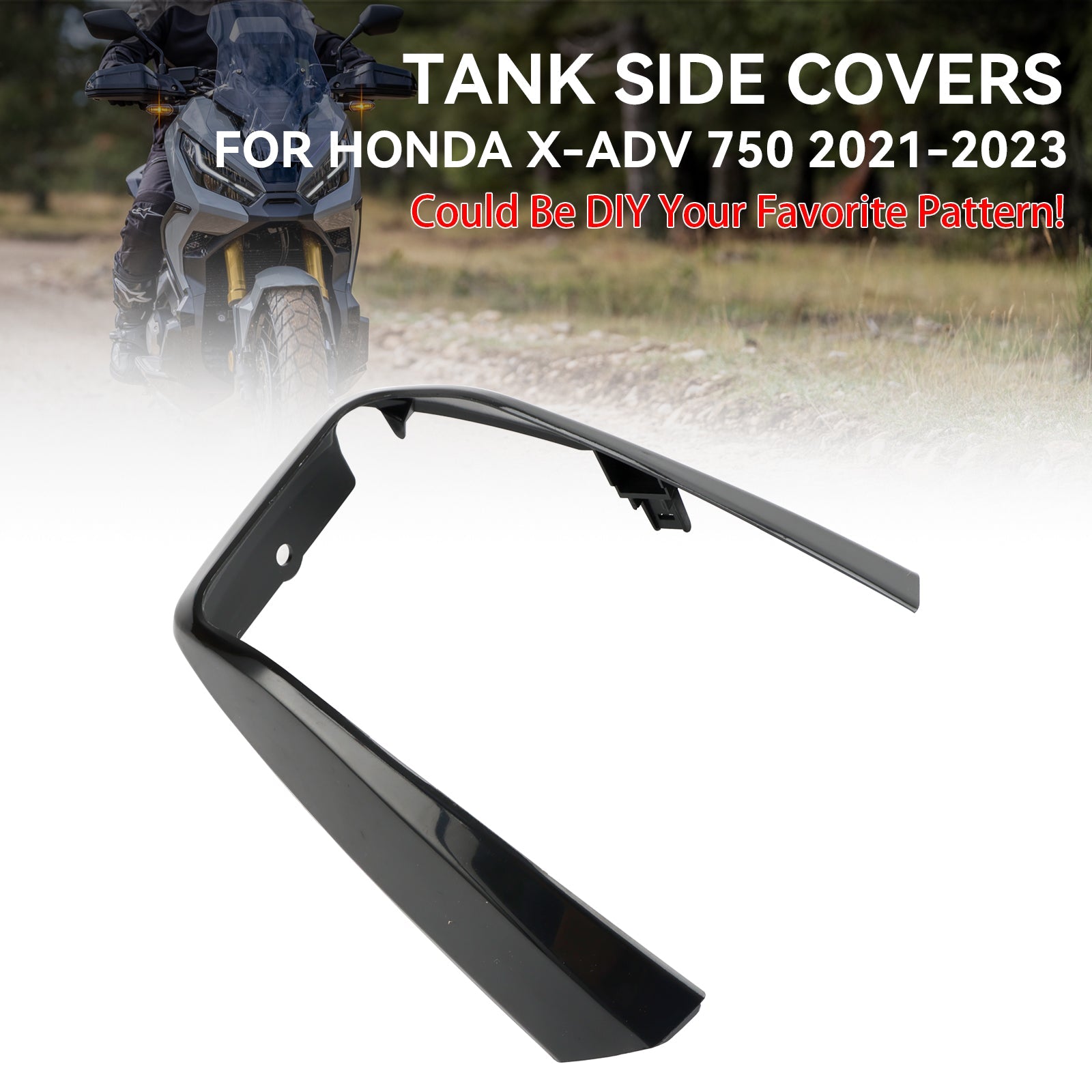 Honda X-ADV 750 2021-2023 Carénage de carrosserie ABS Moulage par injection non peint