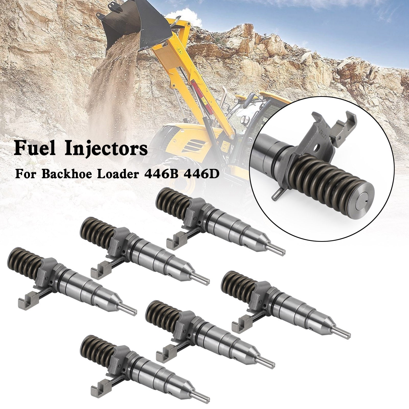 6 delov Injektor za gorivo 1278216 Fit Caterpillar 127-8216