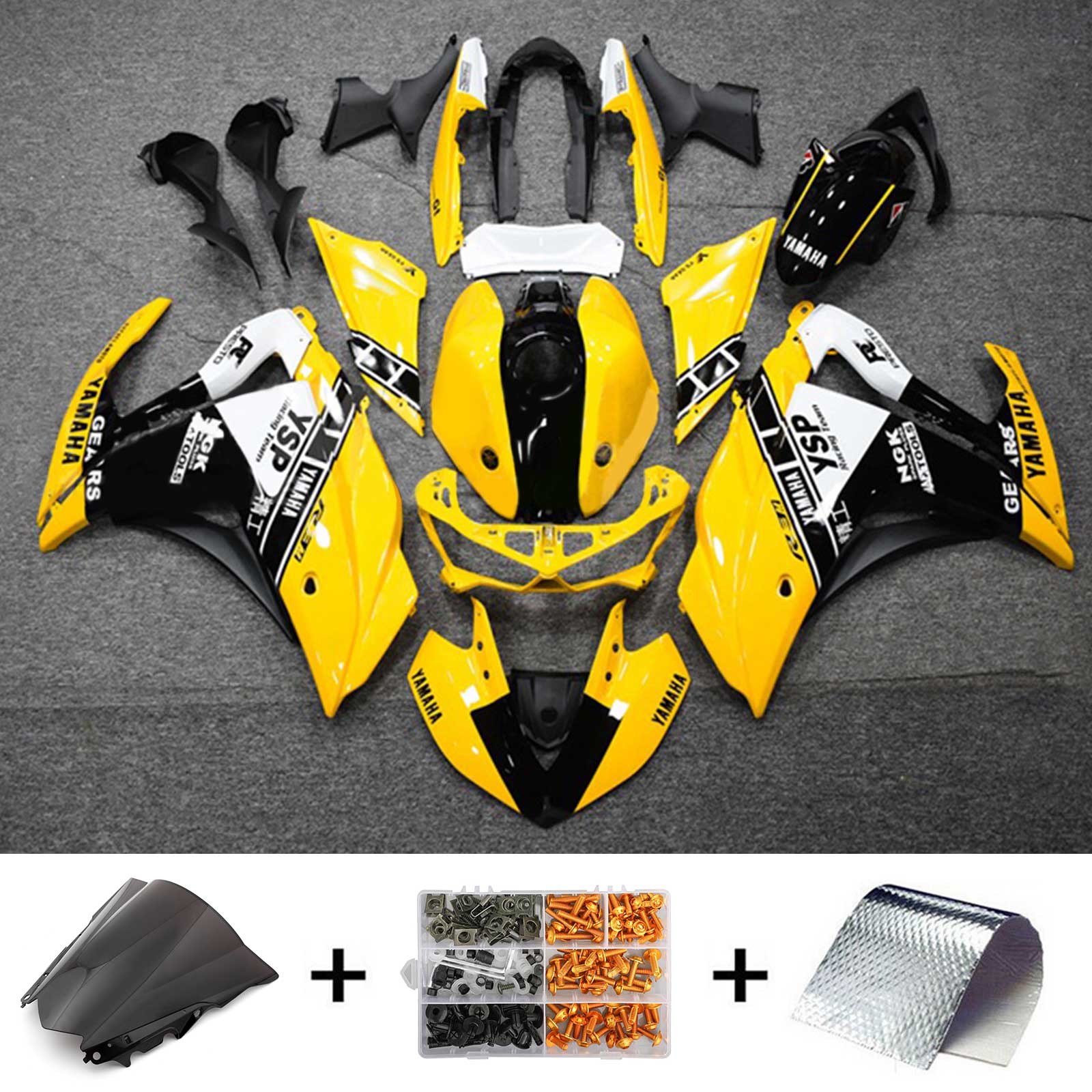 Amotopart suojasarja Yamaha YZF-R3 2014-2018 R25 2015-2017 Generic