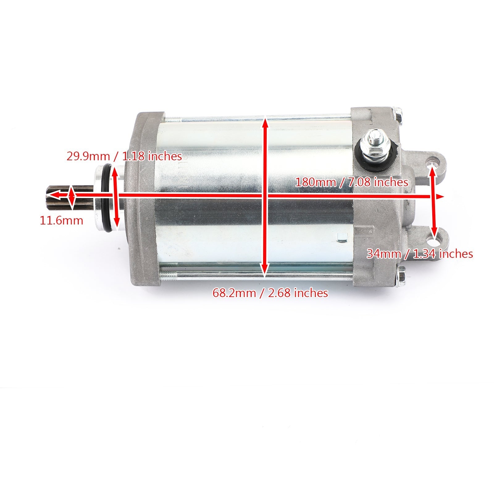 Motorino di Avviamento Per Suzuki GSX1300R Hayabusa 1300 1999-2002 31100-24F00 31100-24F01 Generico