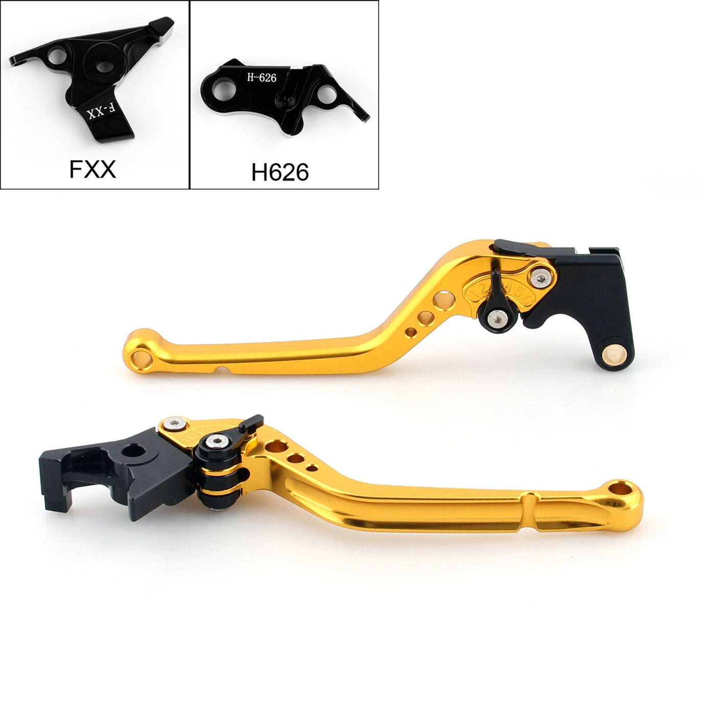 Dolge ročice za zavorne sklopke za Honda X-11 1999-2002 Črno generično