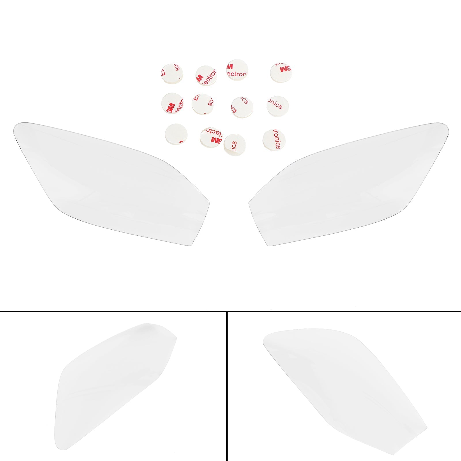 Beschermende deksel van koplamplens voor Yamaha YZF-R6 YZF R6 98-02 Generic Blue