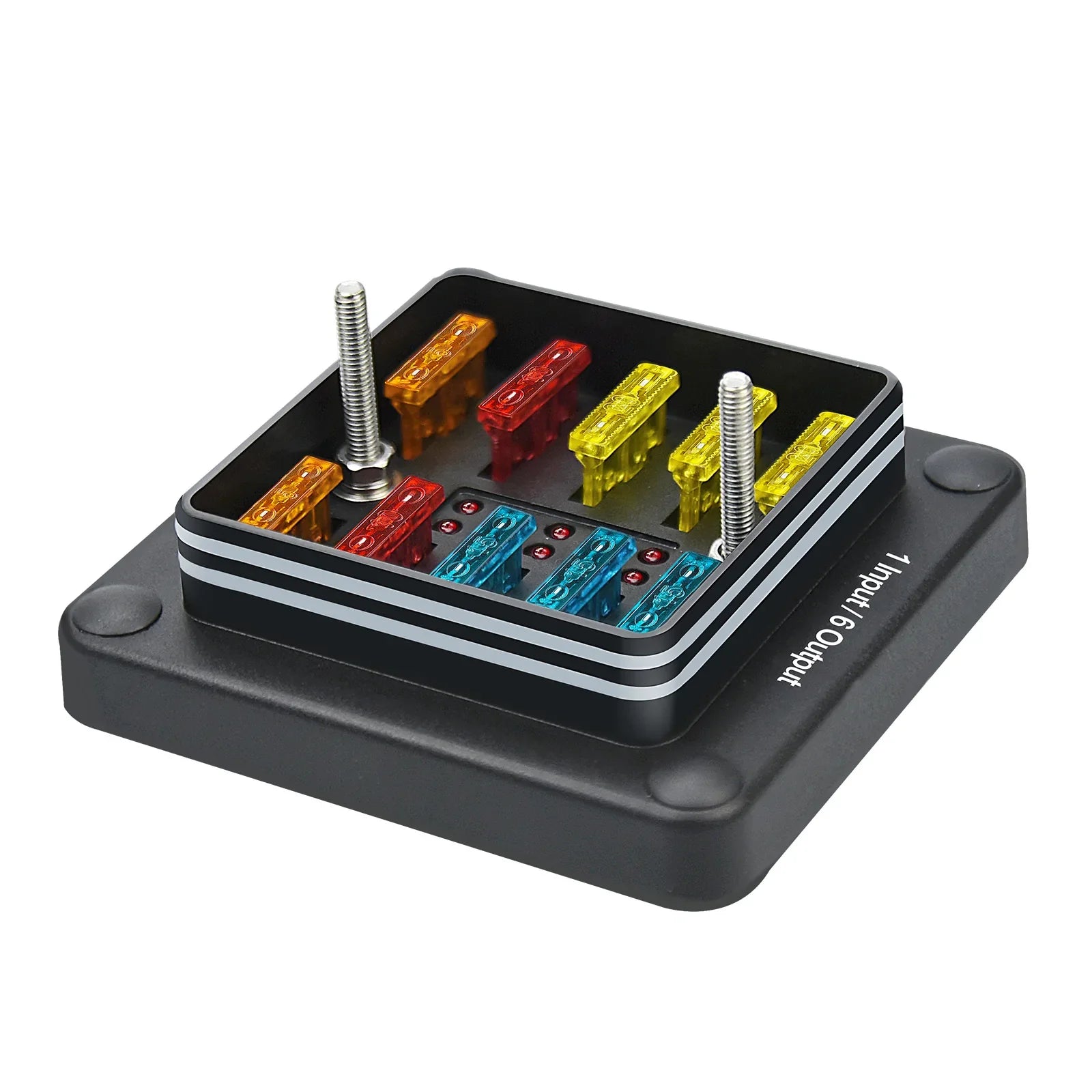 Support de bloc de boîte à fusibles à lame 6 voies/12 voies ATO ATC pour bateau marin de voiture étanche