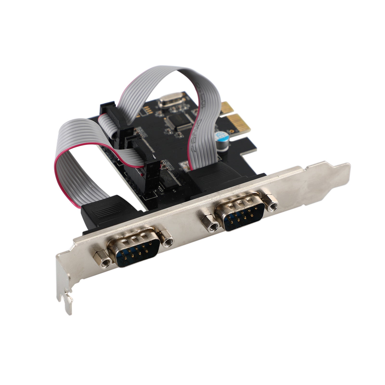 Tarjeta adaptadora de tarjeta de expansión PCI-Express de doble Chip serie WCH382 PCIE a RS232