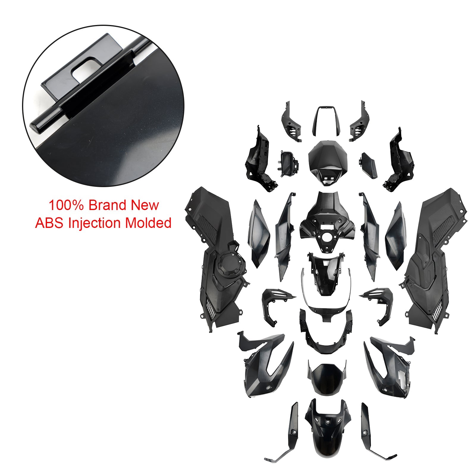 Honda X-ADV 750 2021-2023 Carénage de carrosserie ABS Moulage par injection non peint