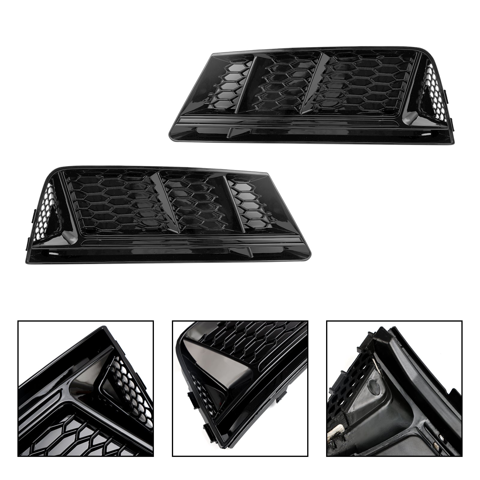 AUDI A4 B9 2016-2018 Mistlamprooster vooraan Chromen onderste bumpergrille