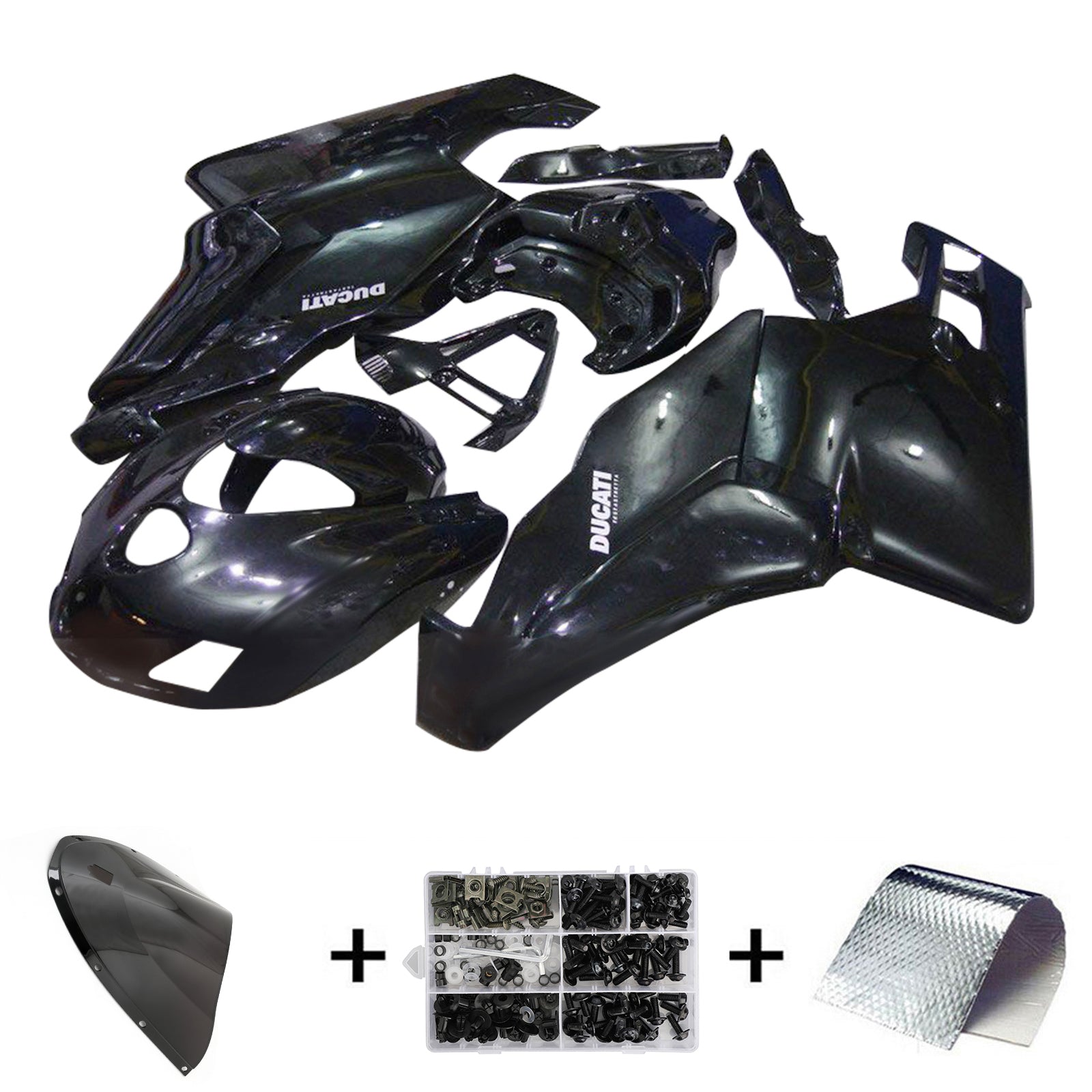 Amotopart Ducati 999 749 2005 2006 Kit Carénage Carrosserie ABS