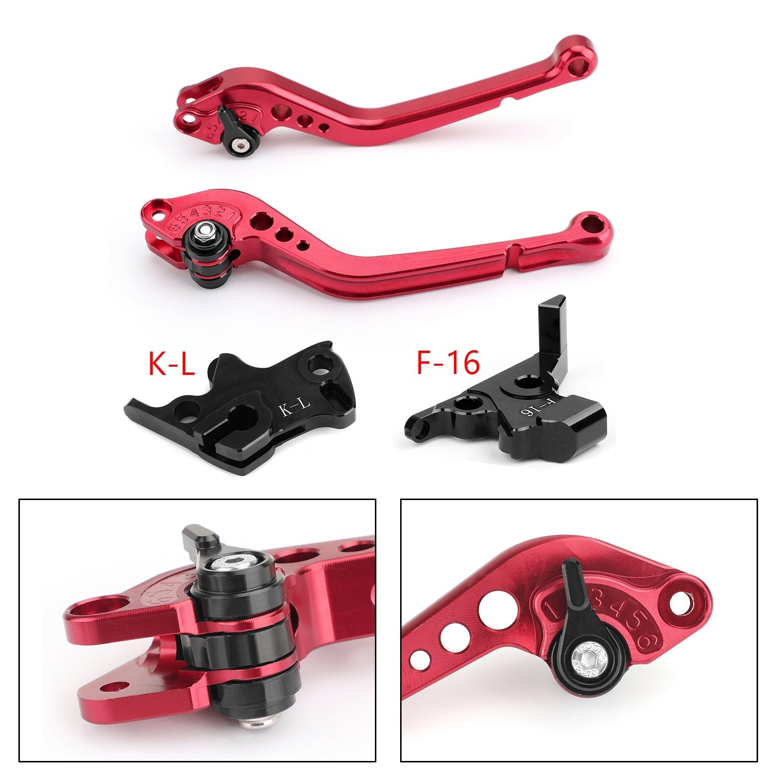 Zavorna ročica dolge sklopke za KTM 390 2019 Silver Generic