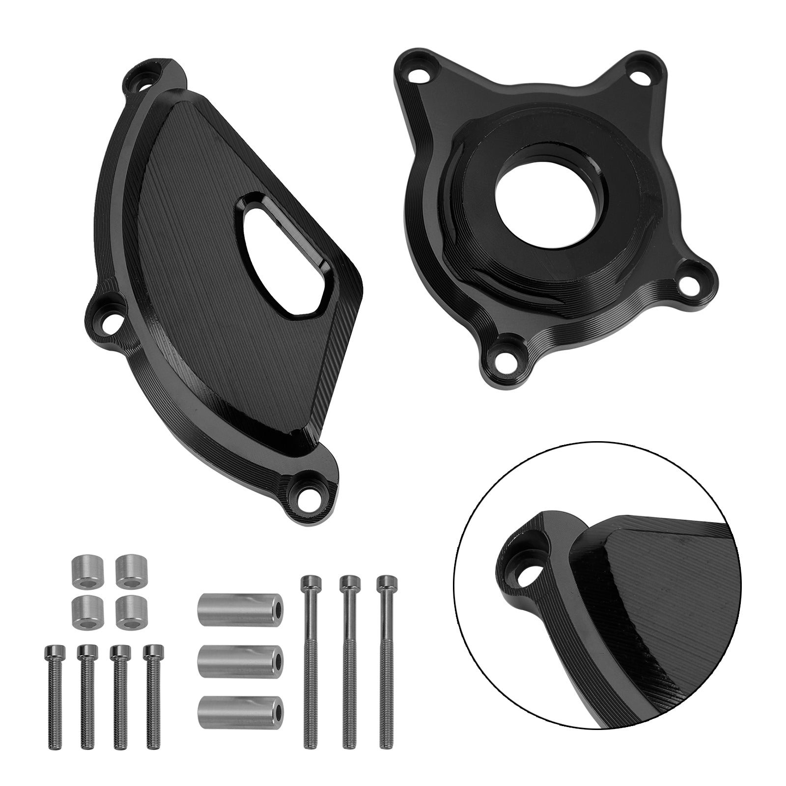 2017-2023 Kawasaki Z900 Z900rs Cafe Stator Cover Silnik Ochronne plastikowe tytan