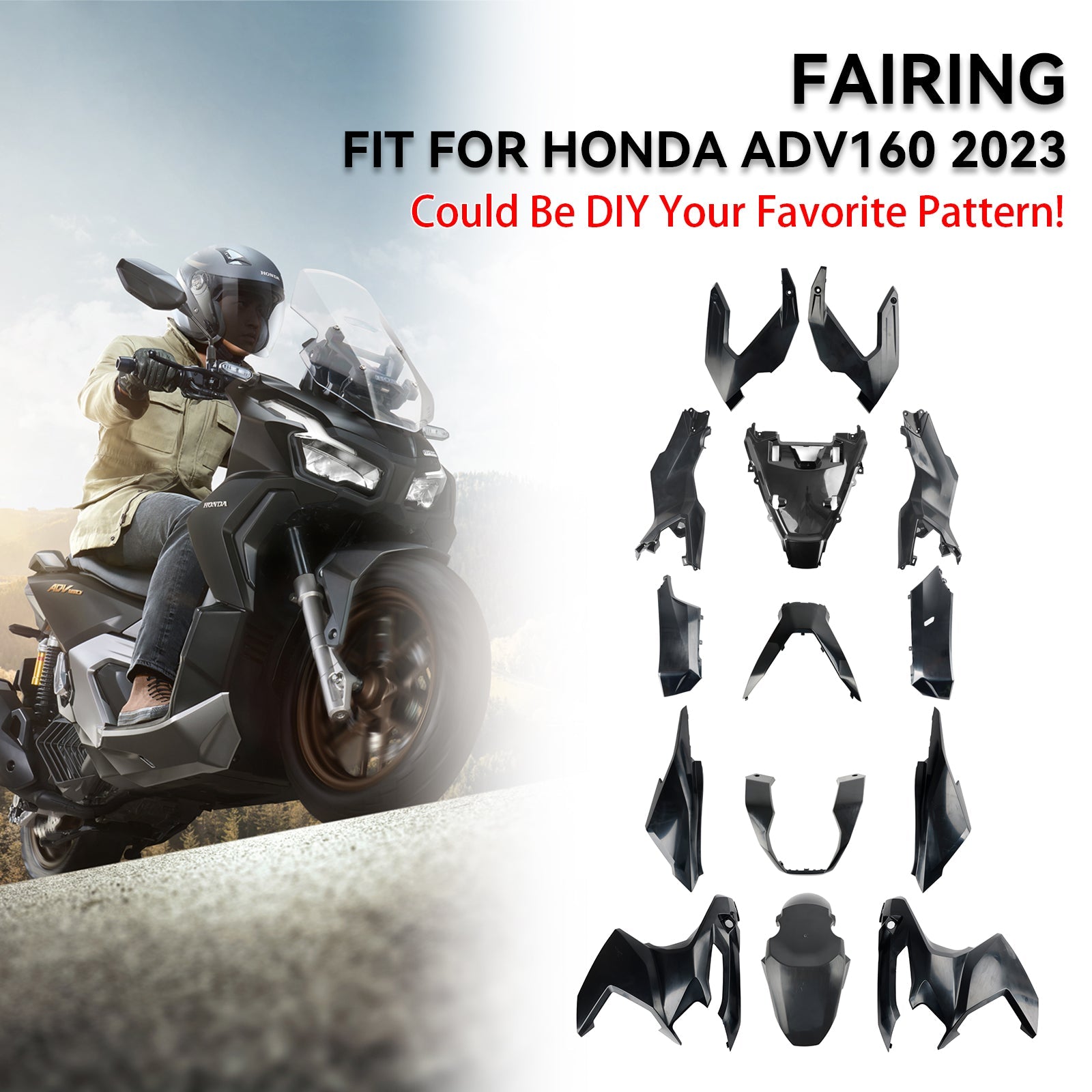 Honda Adv 160 2023 ABS -korin nosturi