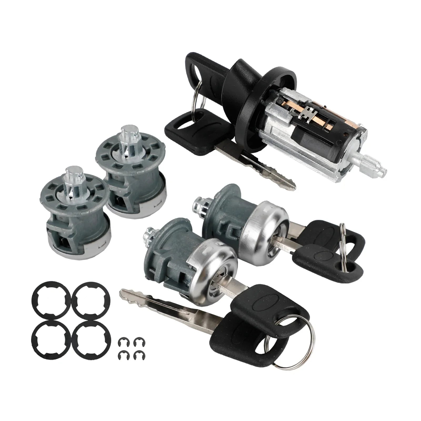 1997-2020 Ford Econoline Van Vierdeurs Ontstekings- en Slotcilinder 4 Sleutels 703369 707624 0344