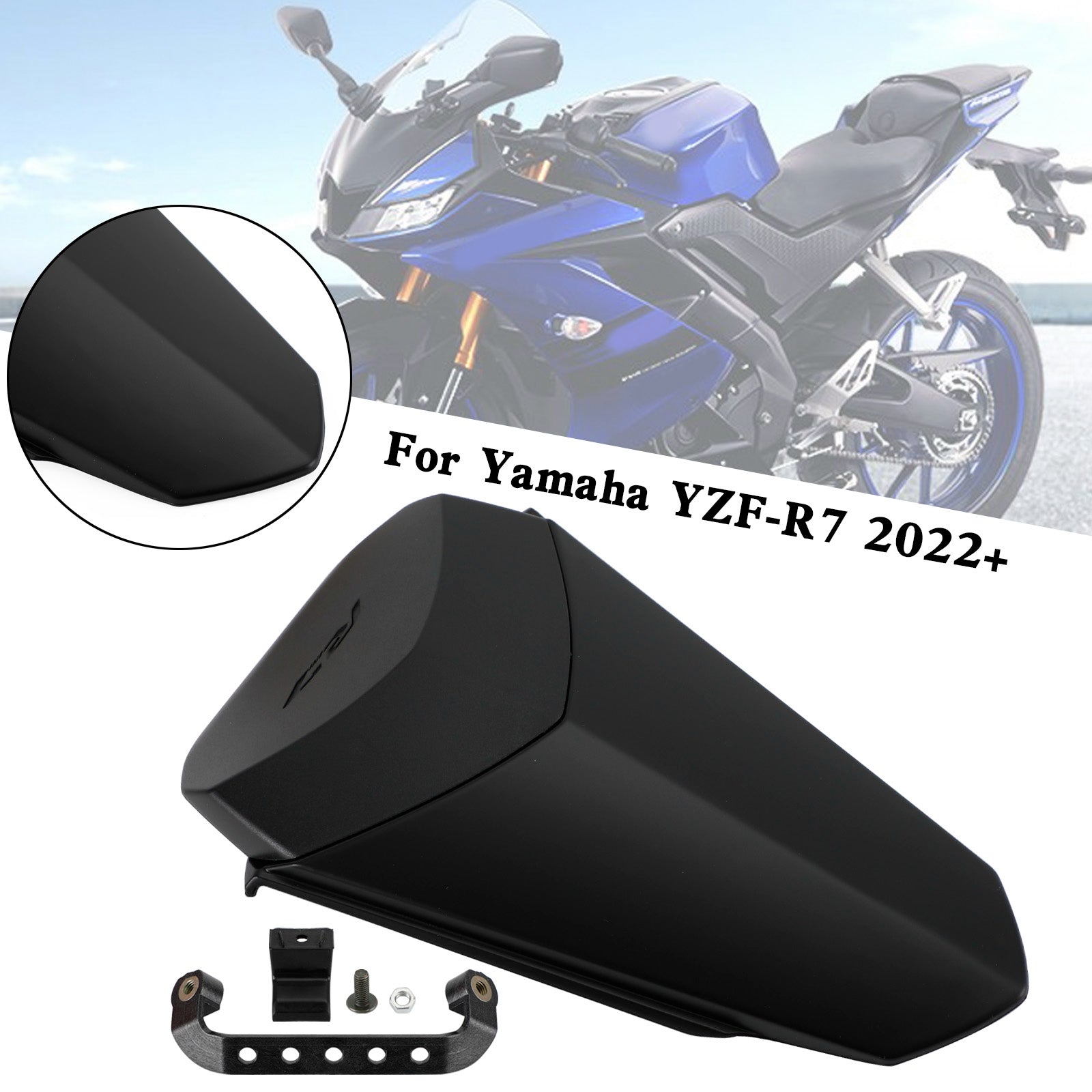 2022 YAMAHA YZF-R7 YZF R7 Cubierta de carenado del asiento trasero trasero
