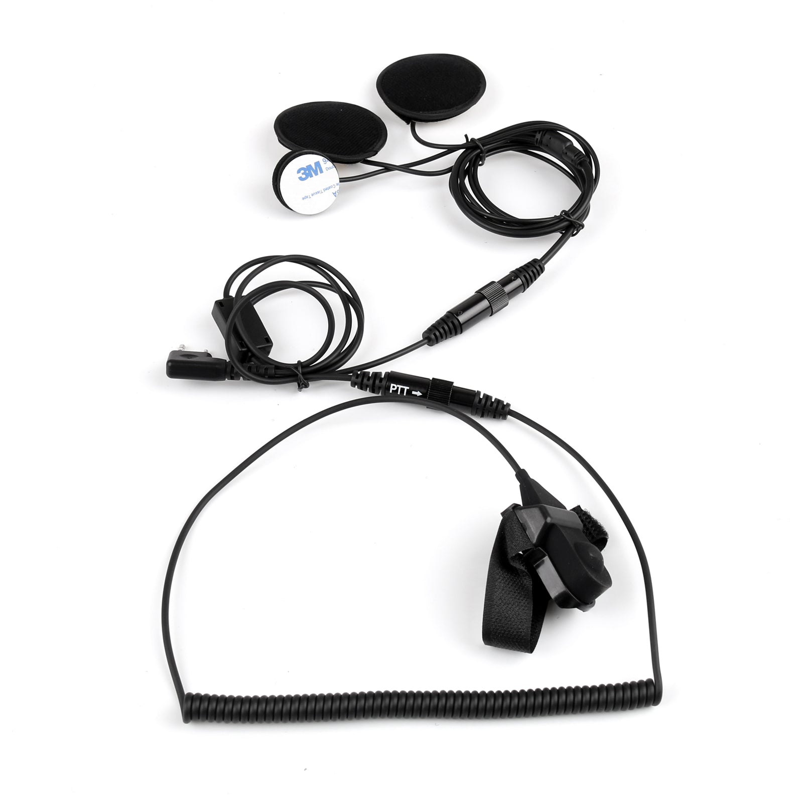 Course PTT Moto Casque Façon Radio Casque Deux Tactique Pour Kenwood Baofeng