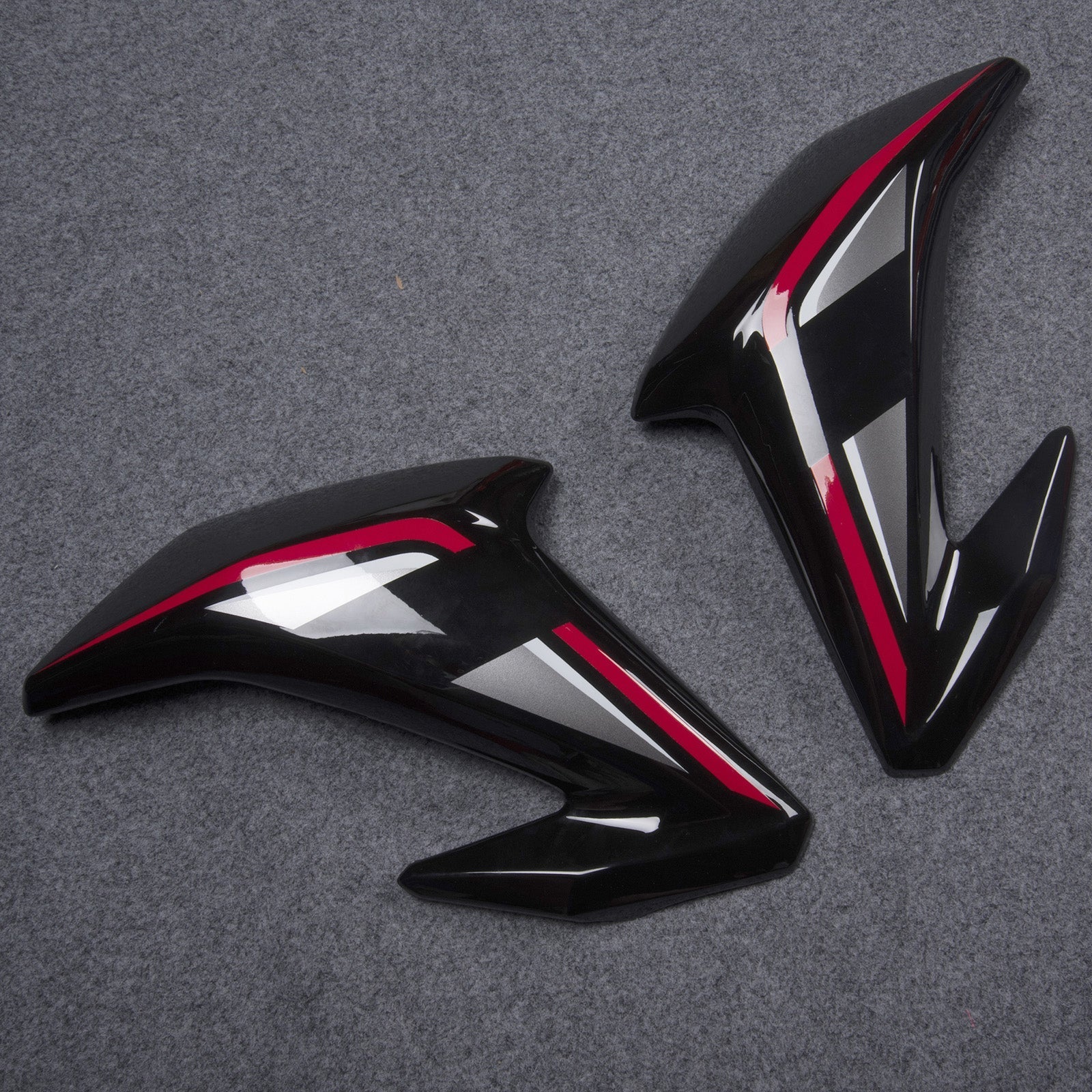 Amotopart Carénage pour Kawasaki Z900 2017-2019 18 Rouge Injection Plastique ABS Carrosserie Générique