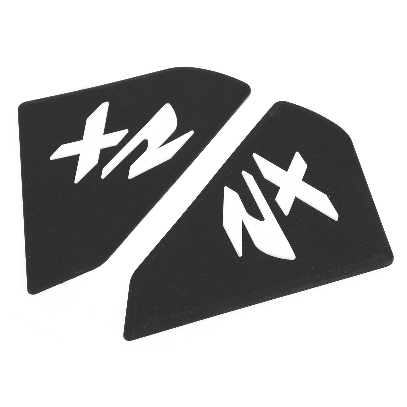 Juego De 2 Tapas Laterales Depósito De Combustible Para Bmw F900Xr 20+ Genérico Goma Negra