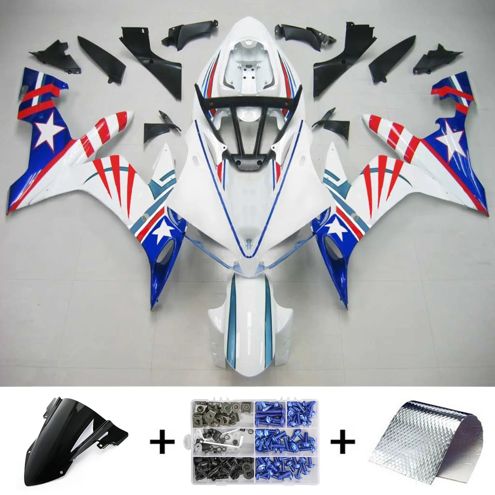 Amotopart suojasarja Yamaha YZF 1000 R1 2004-2006 geneeriselle