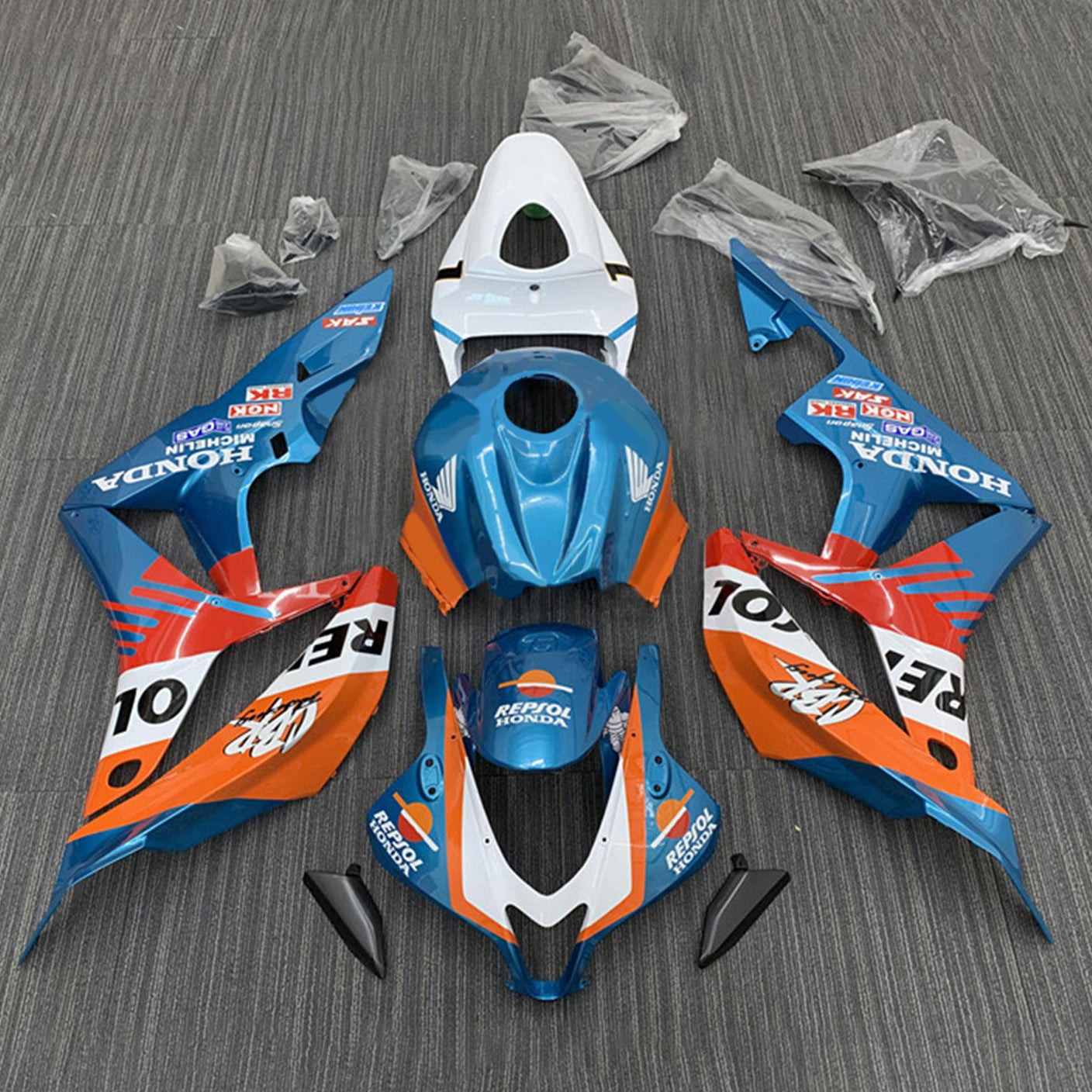 Amotopart Honda CBR600RR 2007-2008 F5 Kit Carrosserie Plastic Abs