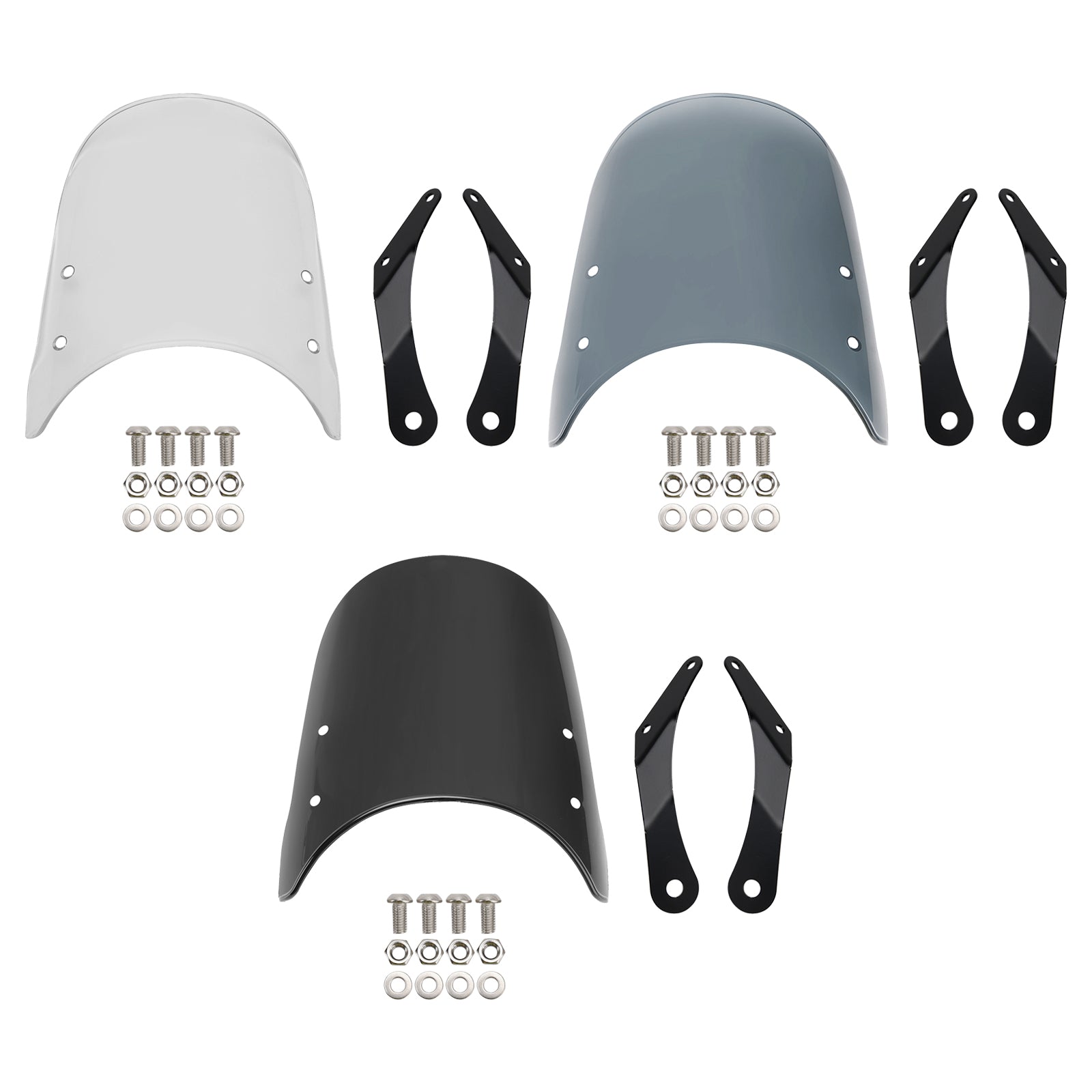 Spew -tuulilasi mukautettu Yamaha XSR 700 900 Honda CB400 CB1100 CB1300