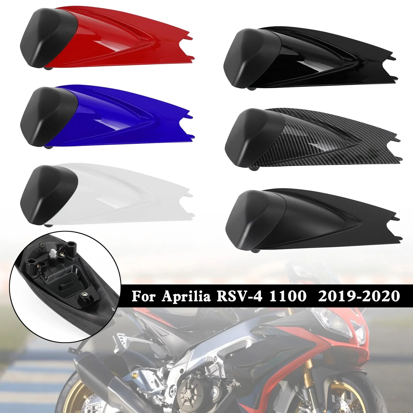 Aprilia RS125 RS4 RSV4 1000 2009-2022 Capot de carénage de siège arrière
