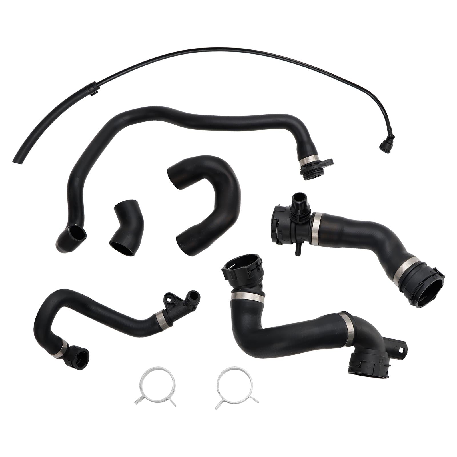BMW E90 128i 328i 2007-2011 Jäähdyttimen jäähdytysnesteen vesiputkisarja (7 putkea)