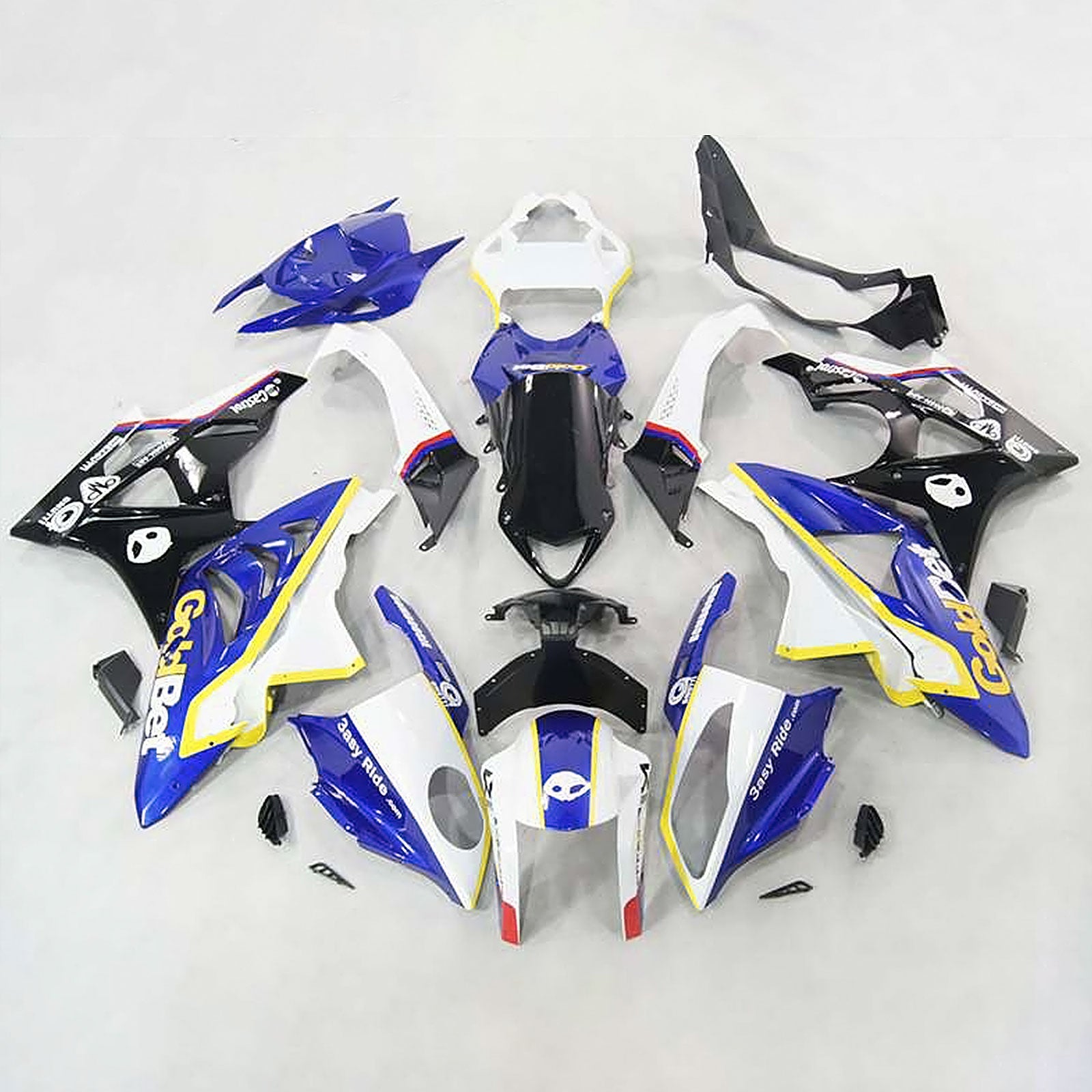 Kit carenado inyección Amotopart carrocería plástico ABS para BMW S1000RR 2009-2014 generico