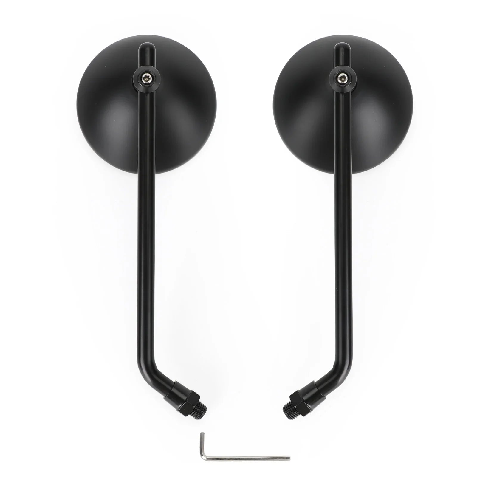 Specchietto retrovisore nero destro e sinistro stile classico 10mm R/H per Honda CB Shadow Cruiser generico