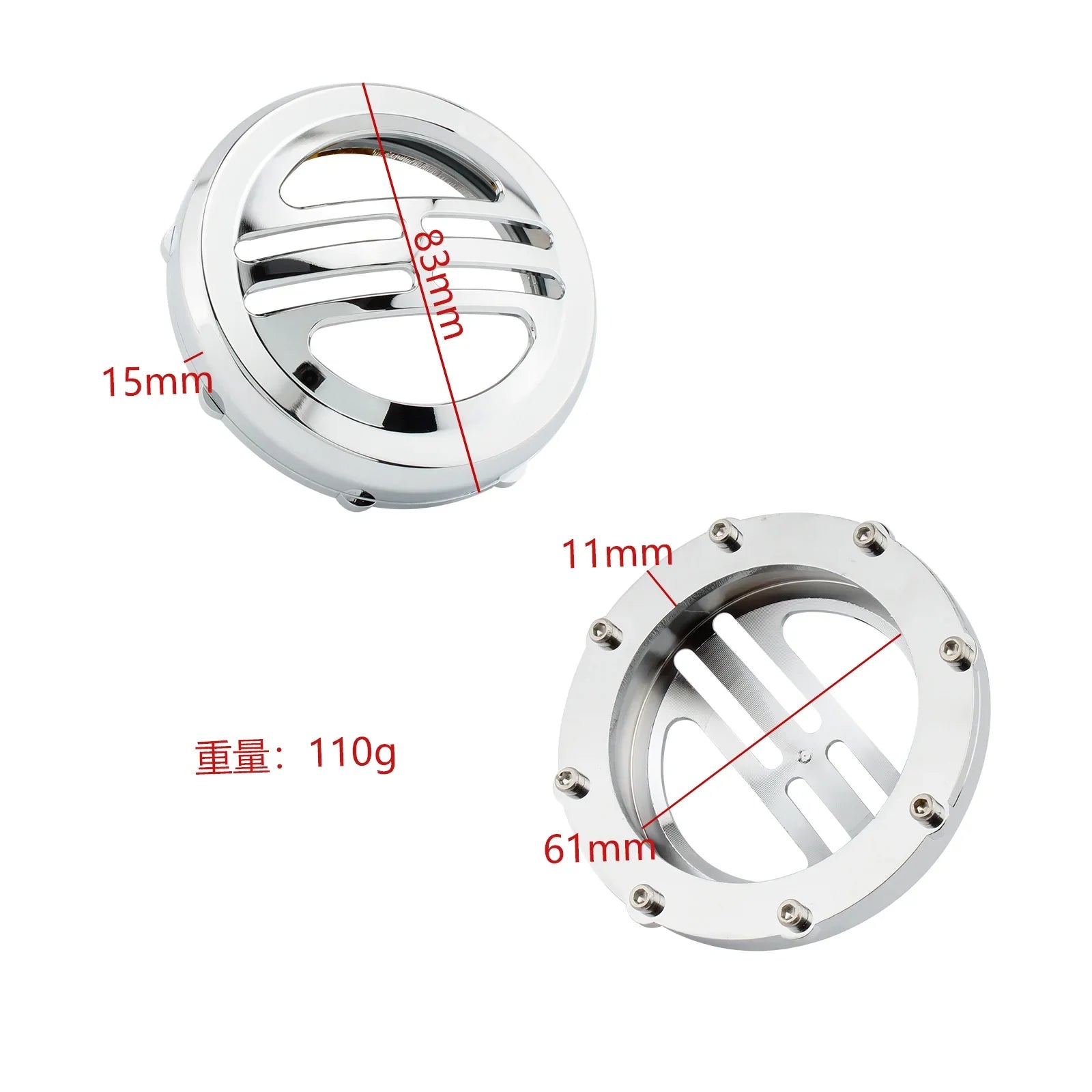 Copertura Klaxon Copertura decorativa universale per Bobber T120 T100 Street Twin Generic