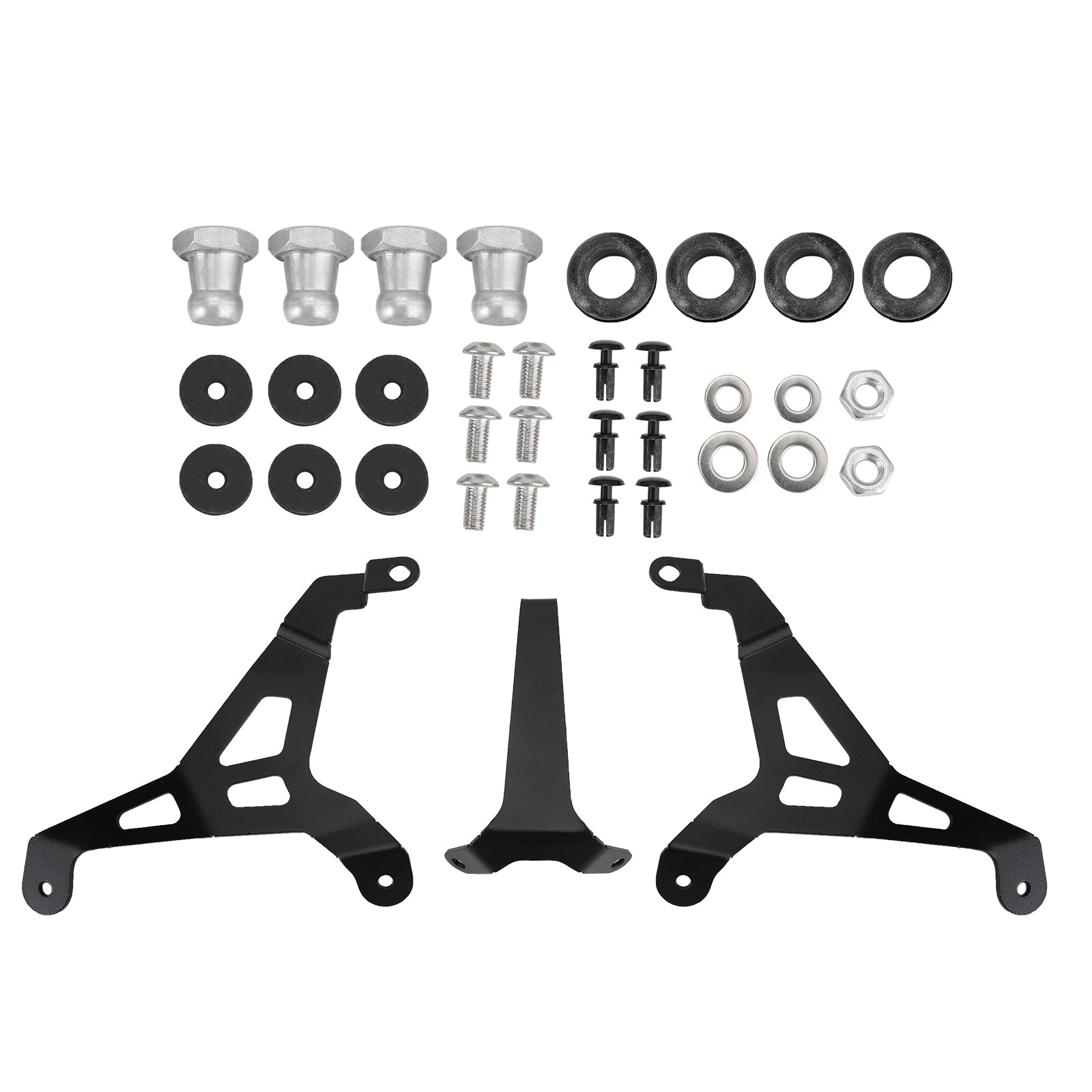 Protezione faro anteriore Kawasaki Versys 650 2015-2020 Nera