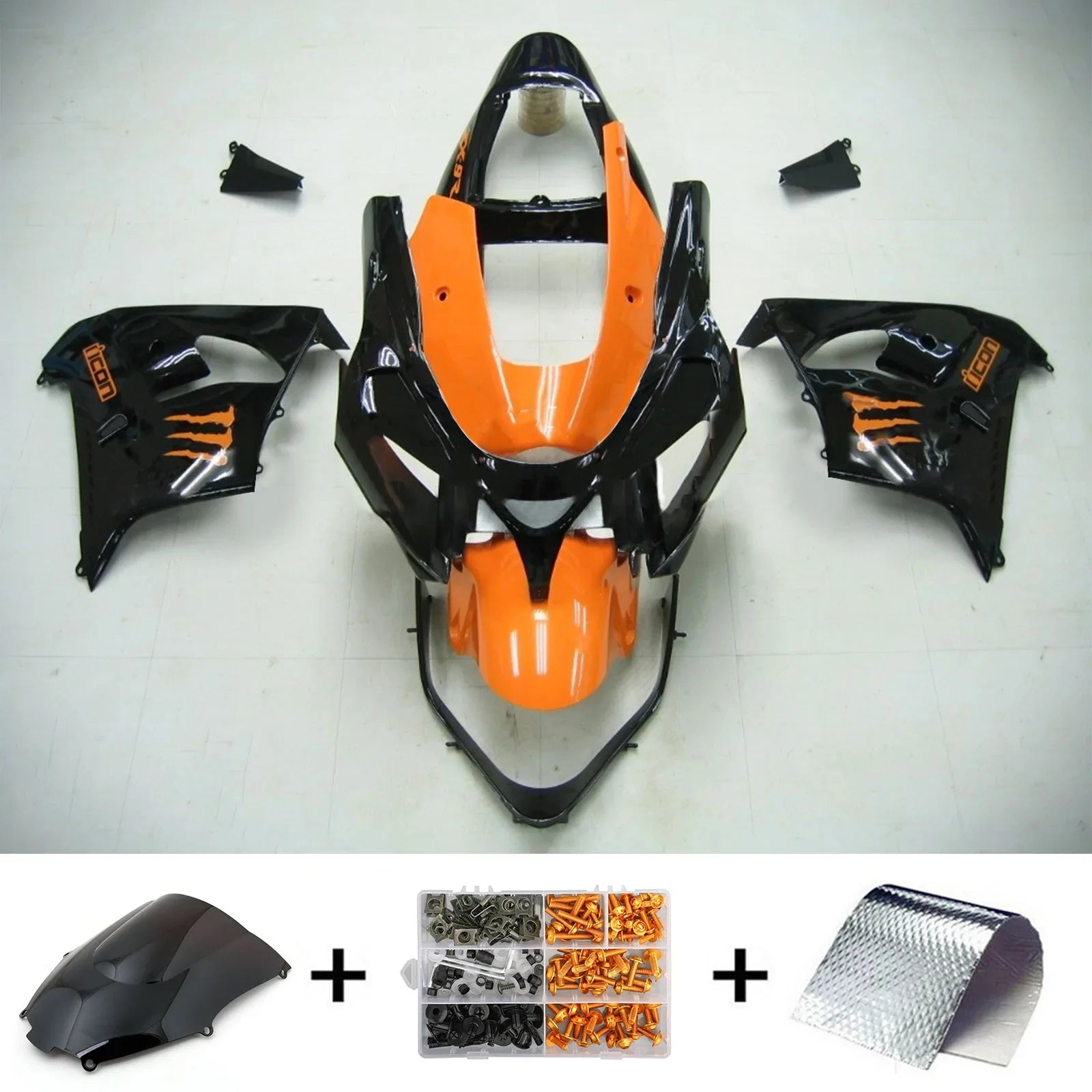 Amotopart suojasarja Kawasaki ZX9R 2002-2003 Genericille