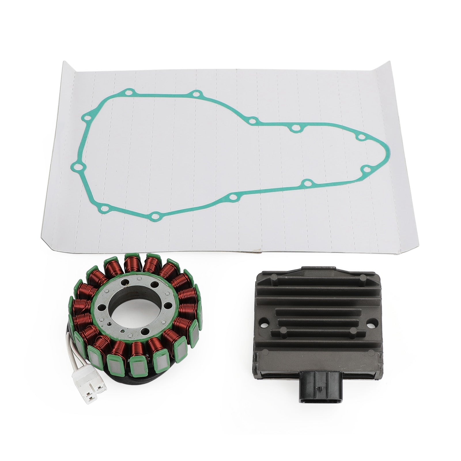 Magneto Stator + Spanningsgelijkrichter + Pakking voor Kawasaki 17-21 Z650 Ninja/Versys 650 Generiek
