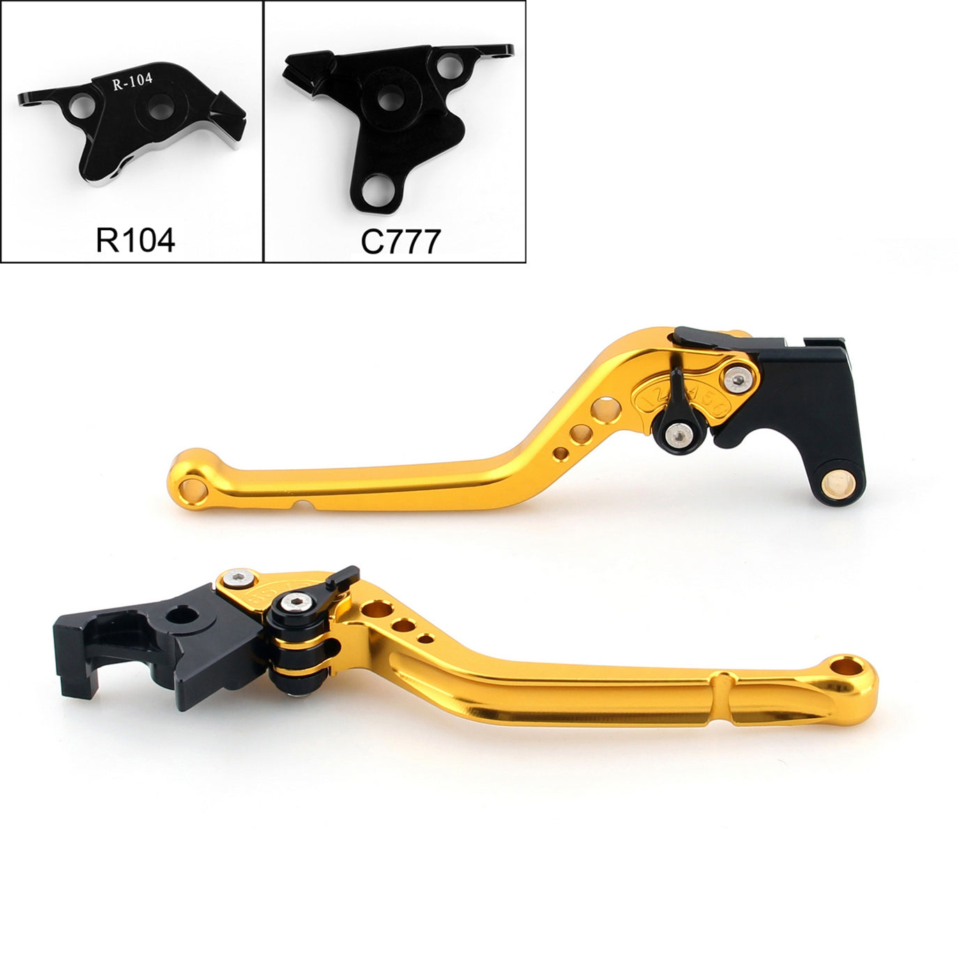 Dolge ročice za zavorne sklopke za Yamaha V-Max 2009-2014 Črno generično