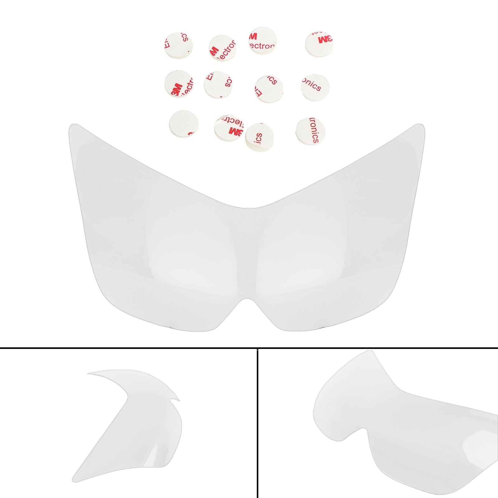 Ochronna pokrywka przednich soczewek reflektorów dla Kawasaki Ninja Z1000 03-06 Blue Generic