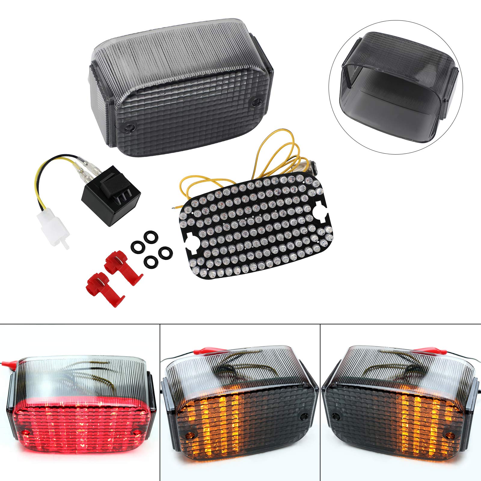 KAWASAKI Vulcan 800 Classic 1500 VN-15 VN400 Led Feu Arrière Clignotants