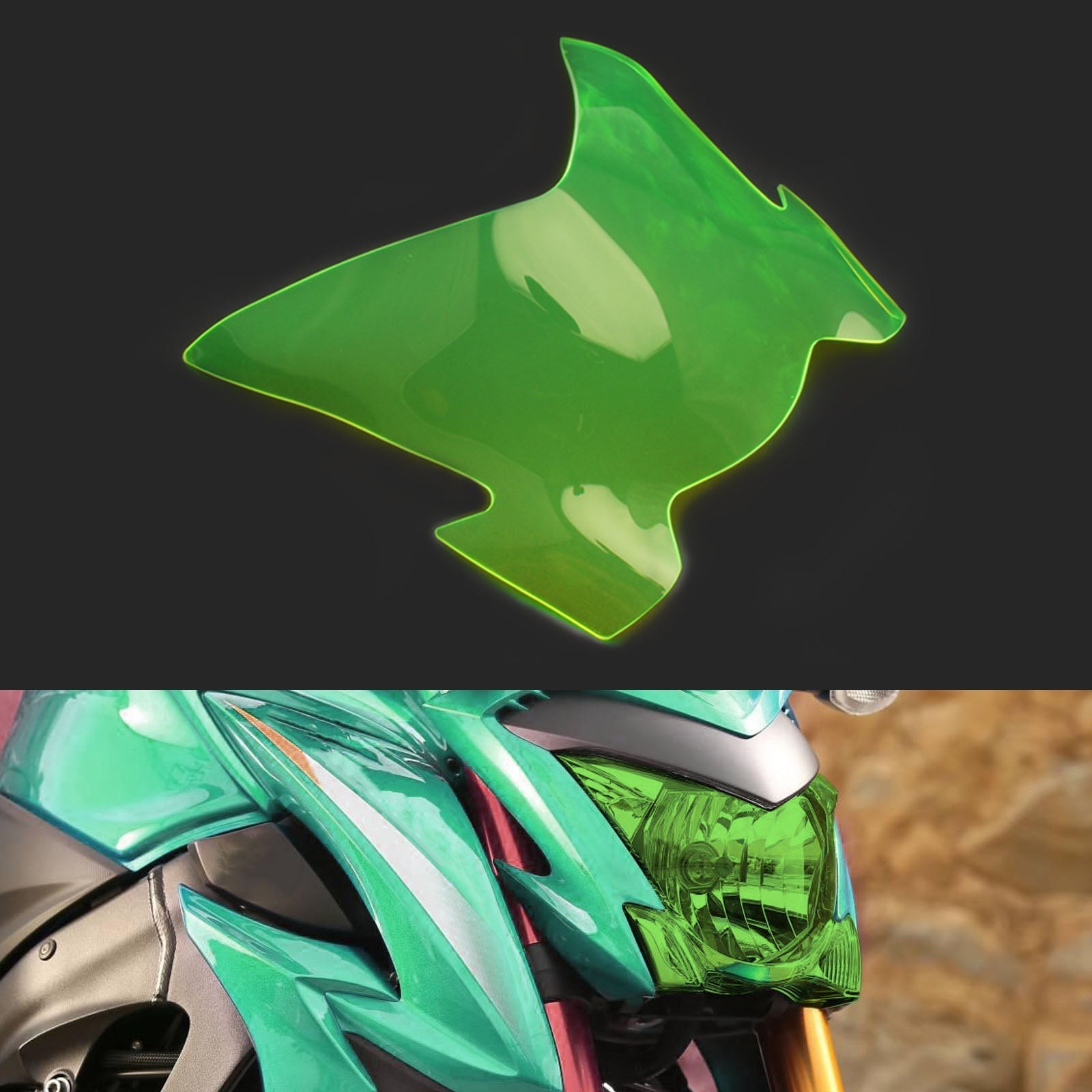 Zaščita prednjega žarometa, primerna za Suzuki GSX-S 1000 GSX S 1000 17-21? Generični dim